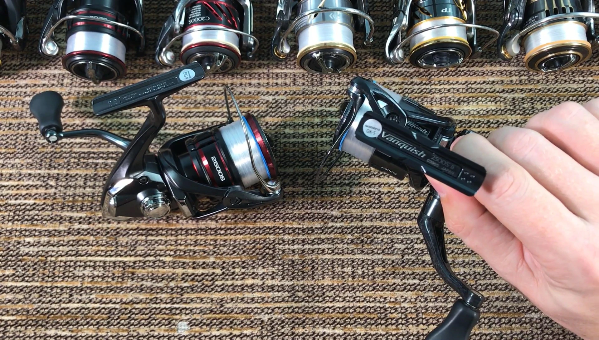 Mentioning the country of origin for each reel.