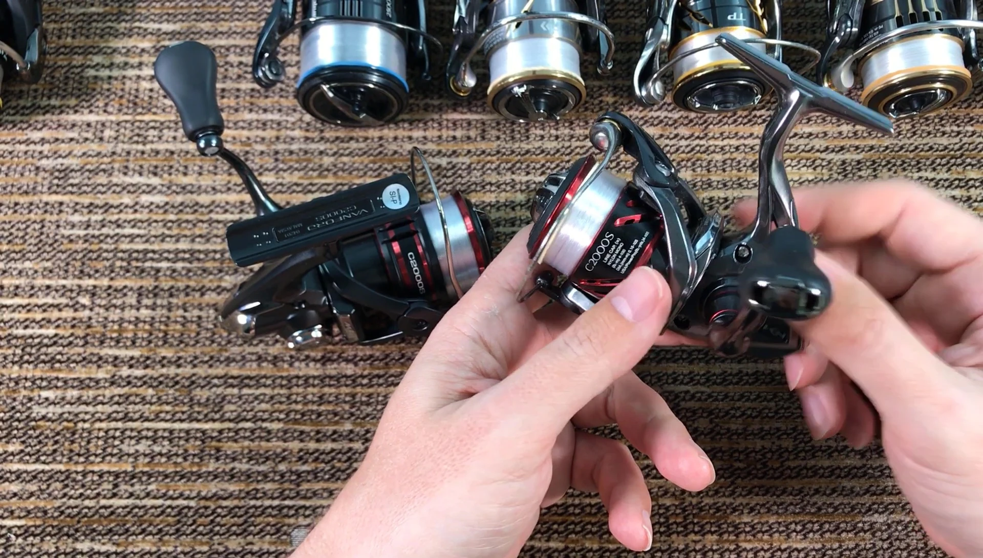 Discussion of the roughness found in the 2000 size reels.