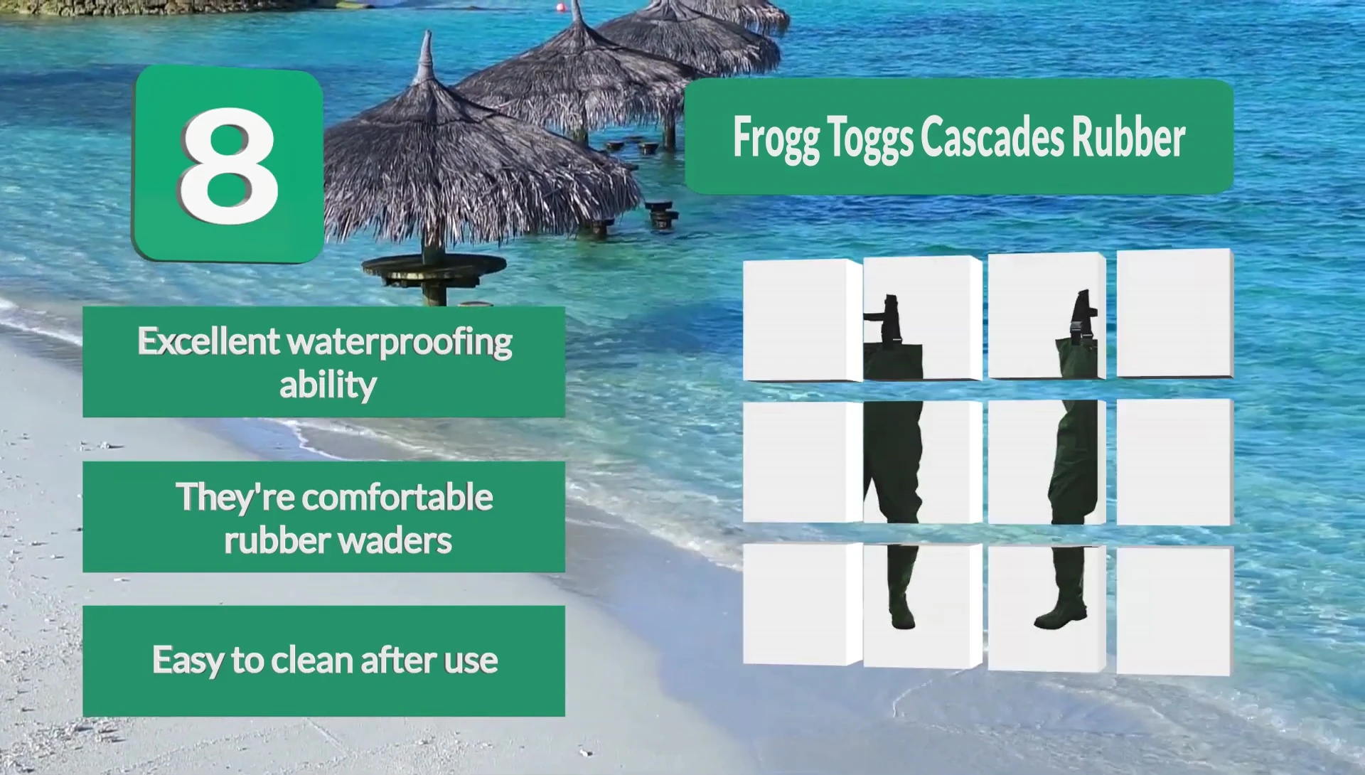 Person wearing the waders, highlighting ease of movement