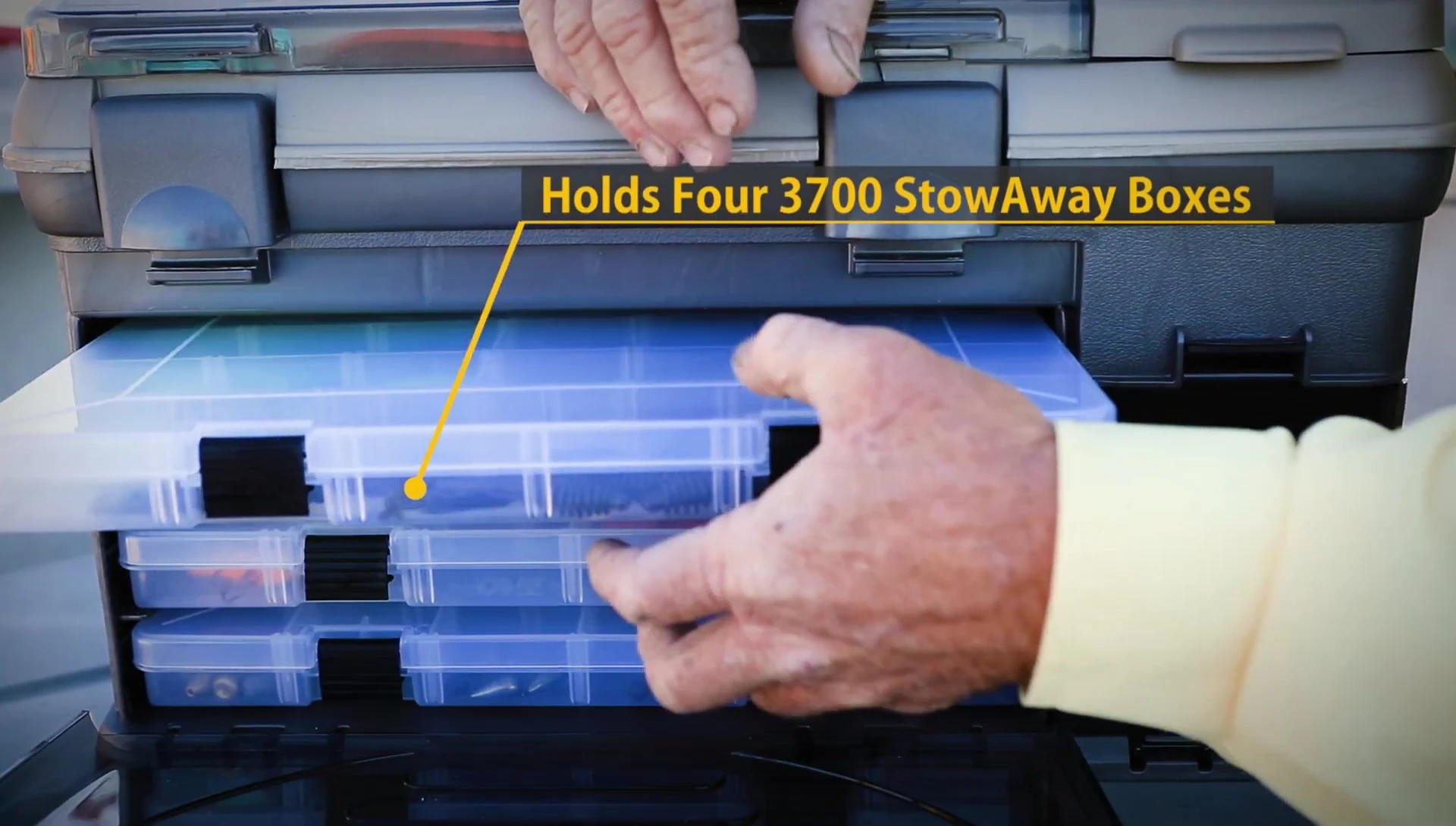 Close-up of the easily accessible 3700 series boxes.