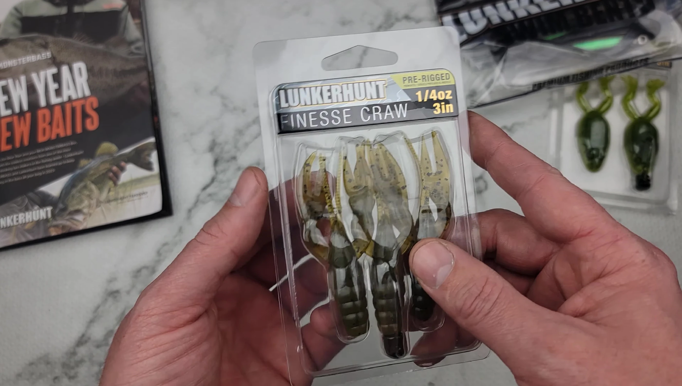The Lunkerhunt Finesse Craw displayed.