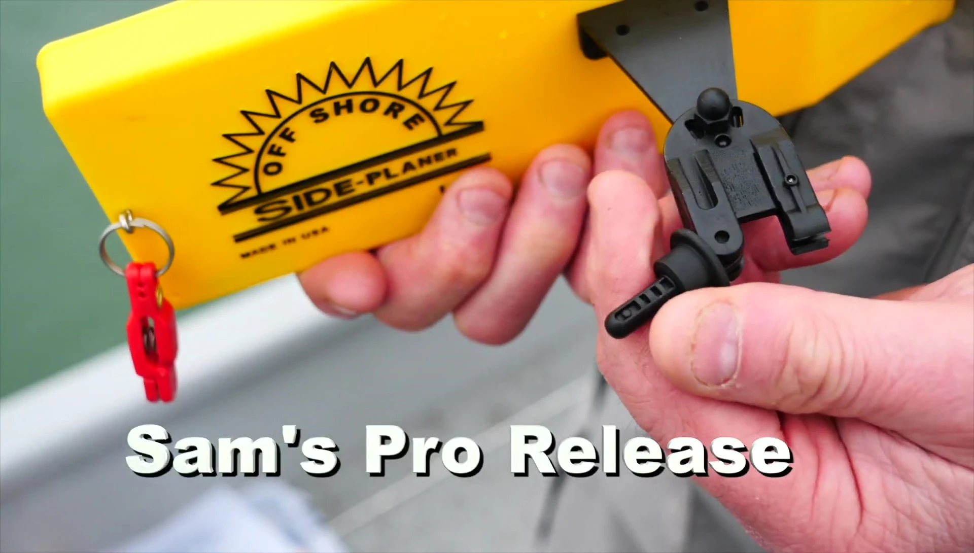 Close-up of the Sam's Pro Release