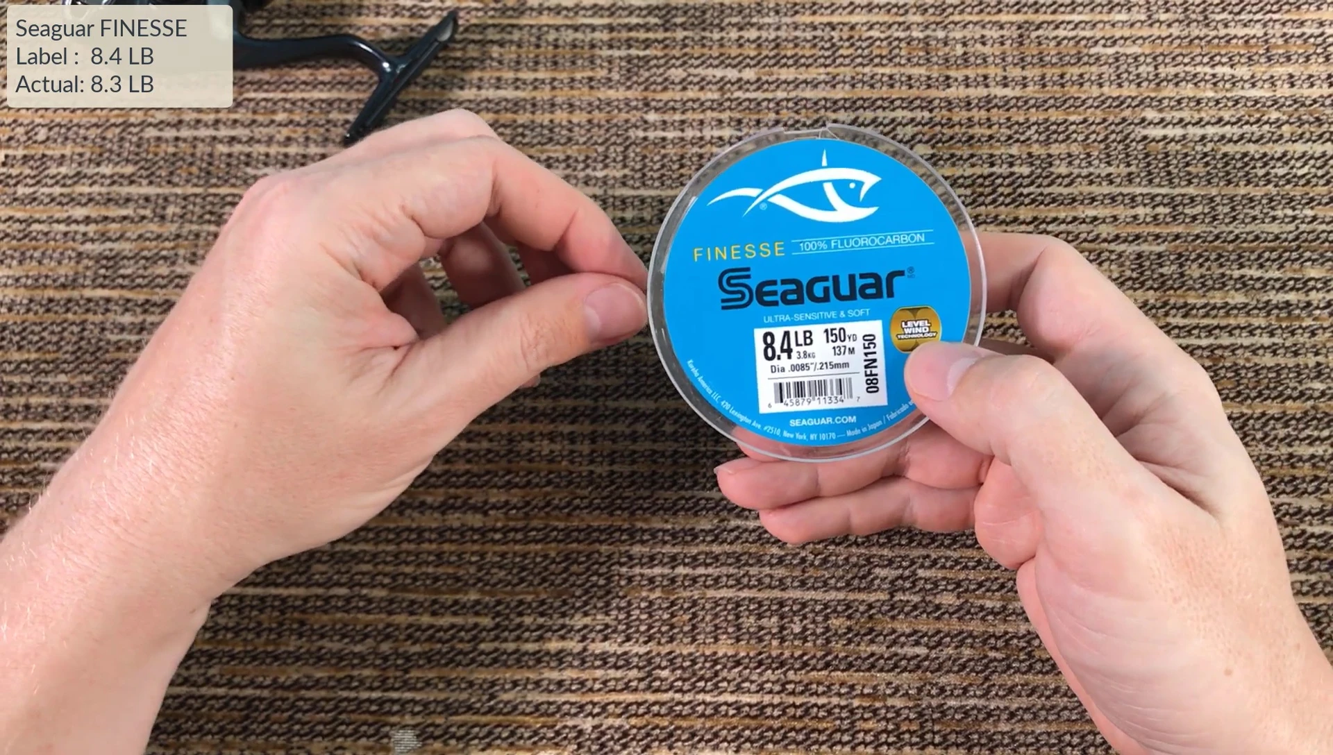 Angler casting with Seaguar Finesse line