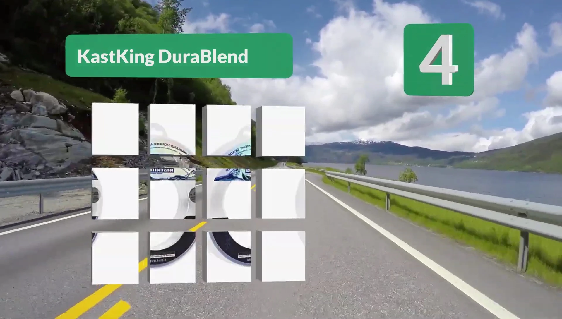 Close-up of Cast King Durablend showcasing its strength