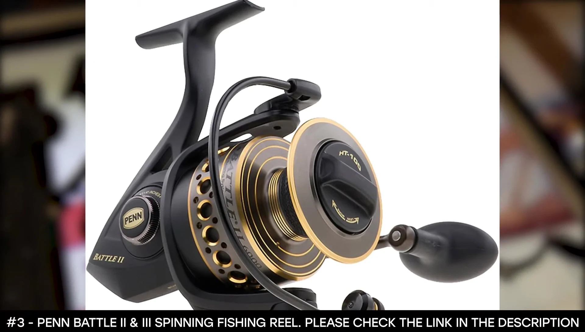 Close up of the Penn Battle II's drag system