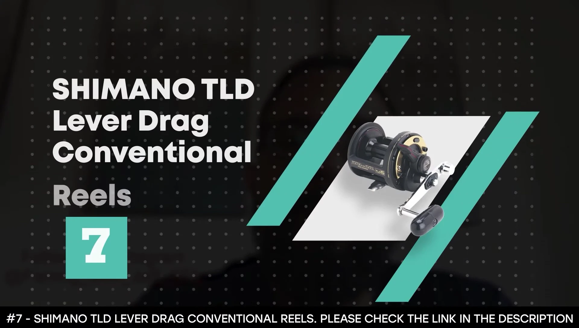 Close-up of the Shimano TLD reel