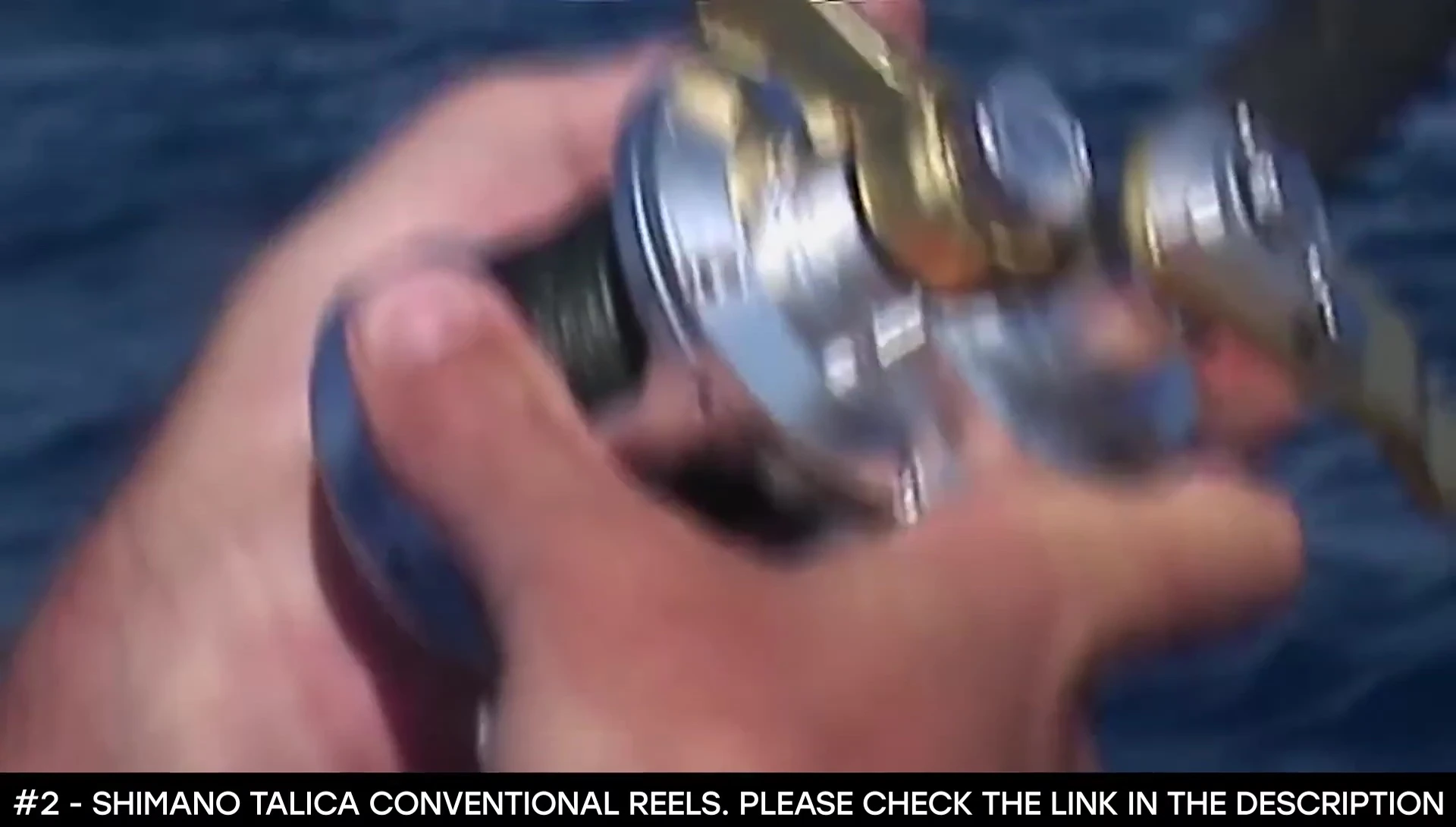 Close-up of the Shimano Talica's drag system