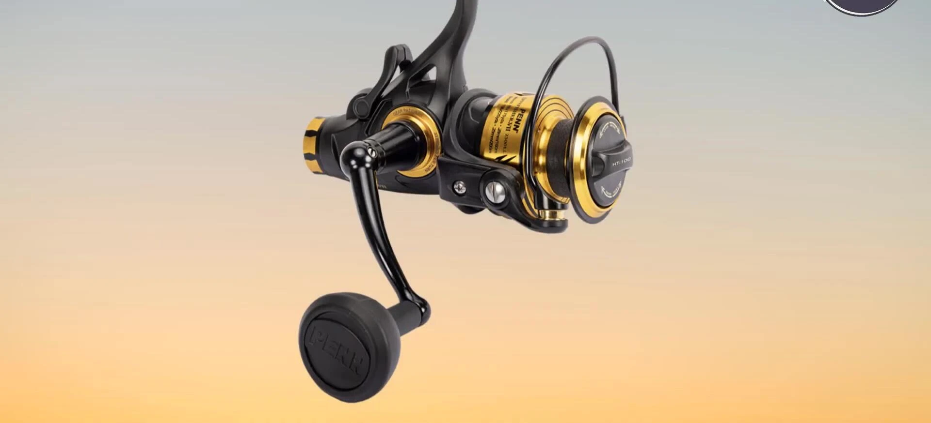 The Penn Spinfisher V spinning reel is shown