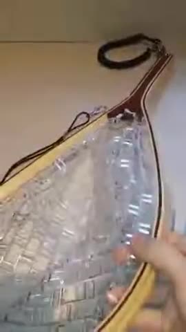 The net's size being showcased, emphasizing its ability to handle larger fish.