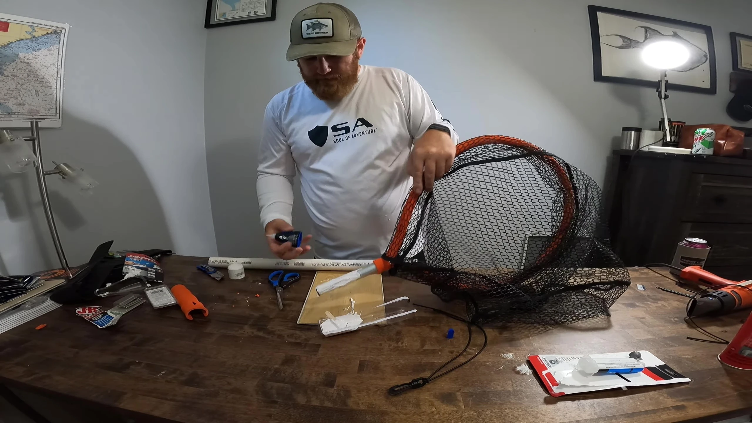 Applying super glue