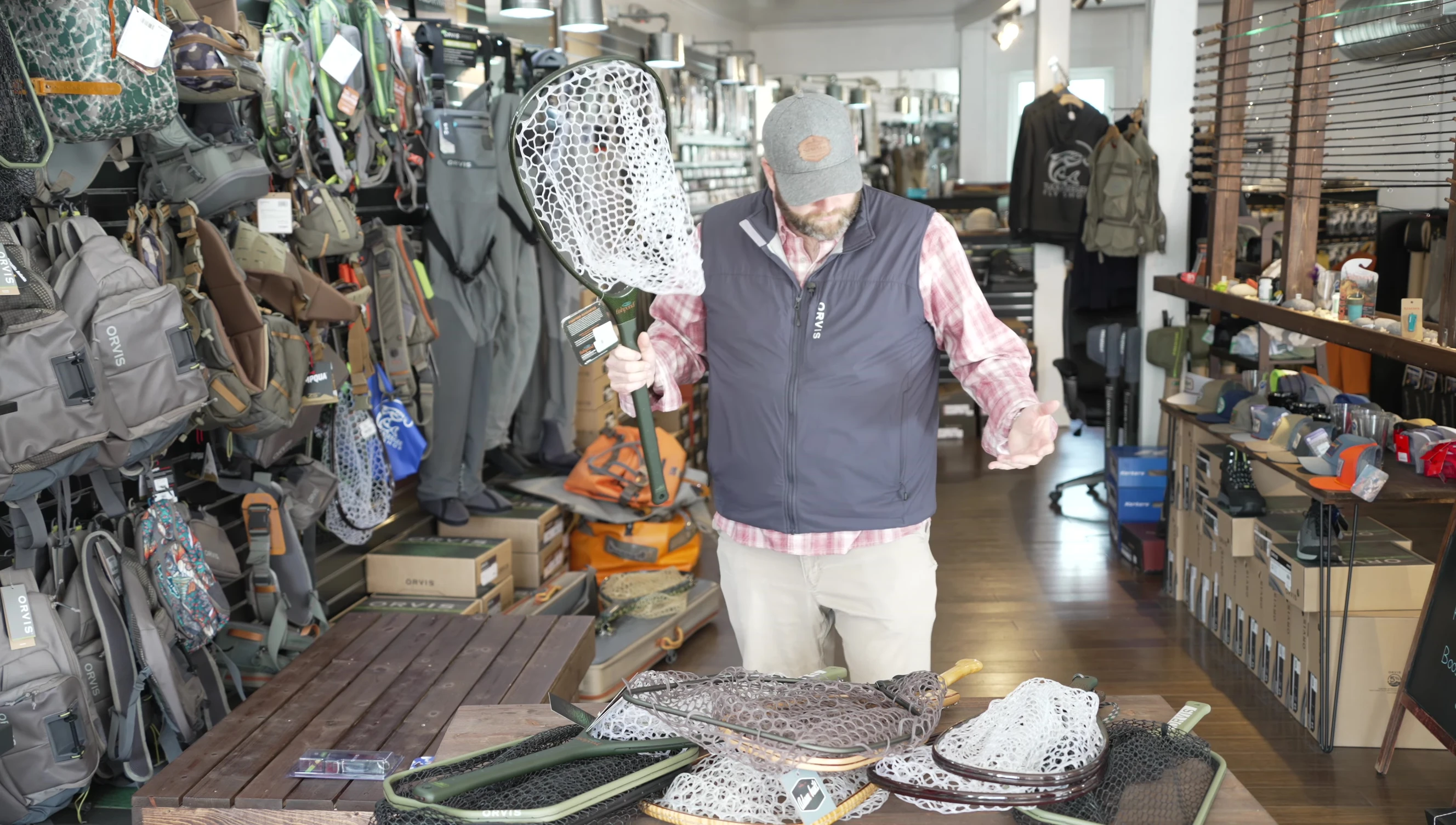 Showcase of nets with different colors and styles.