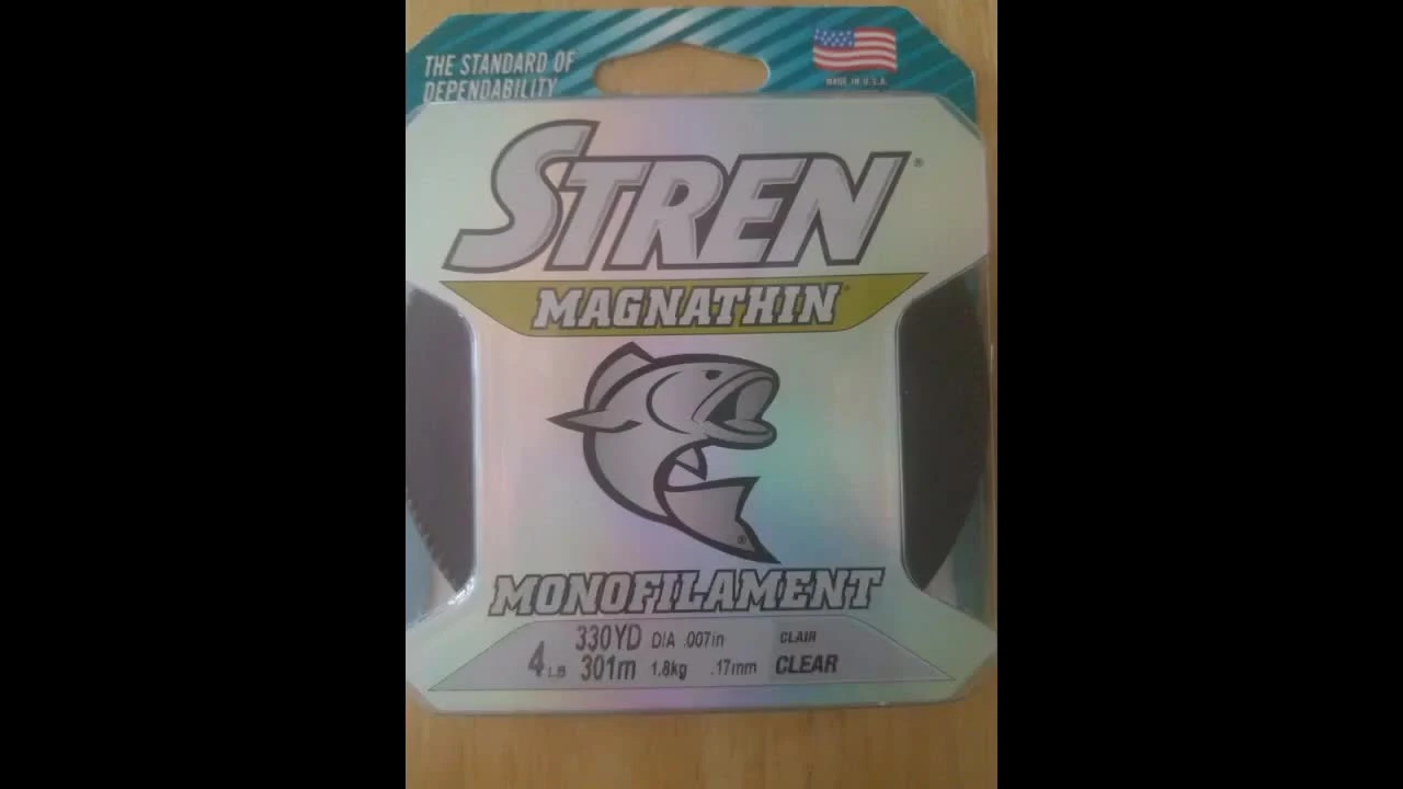 Angler discussing the versatility of Stren MagnaThin for bass fishing.