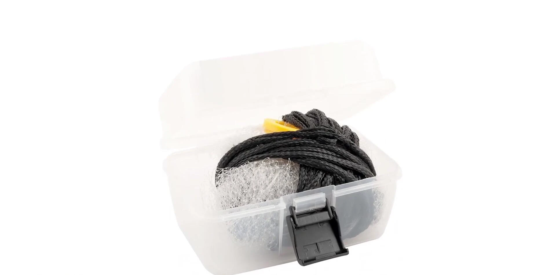 The South Bend net in its storage box