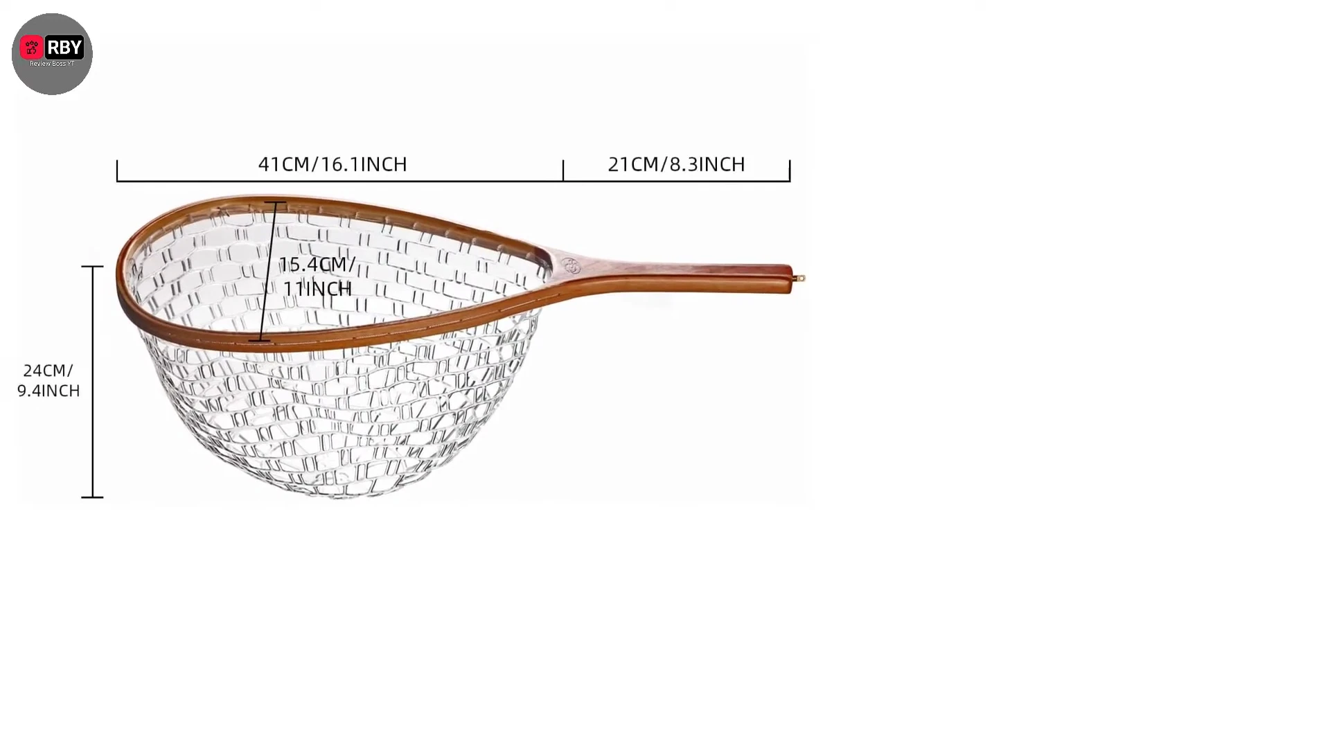 Showcasing the wooden frame and rubber net