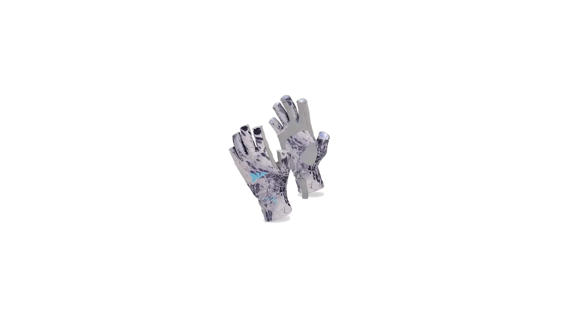 Close-up shot highlighting the glove material