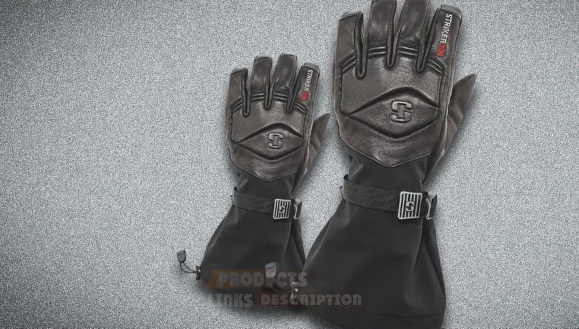 Close-up emphasizing the Thinsulate insulation in the Striker Icy gloves.