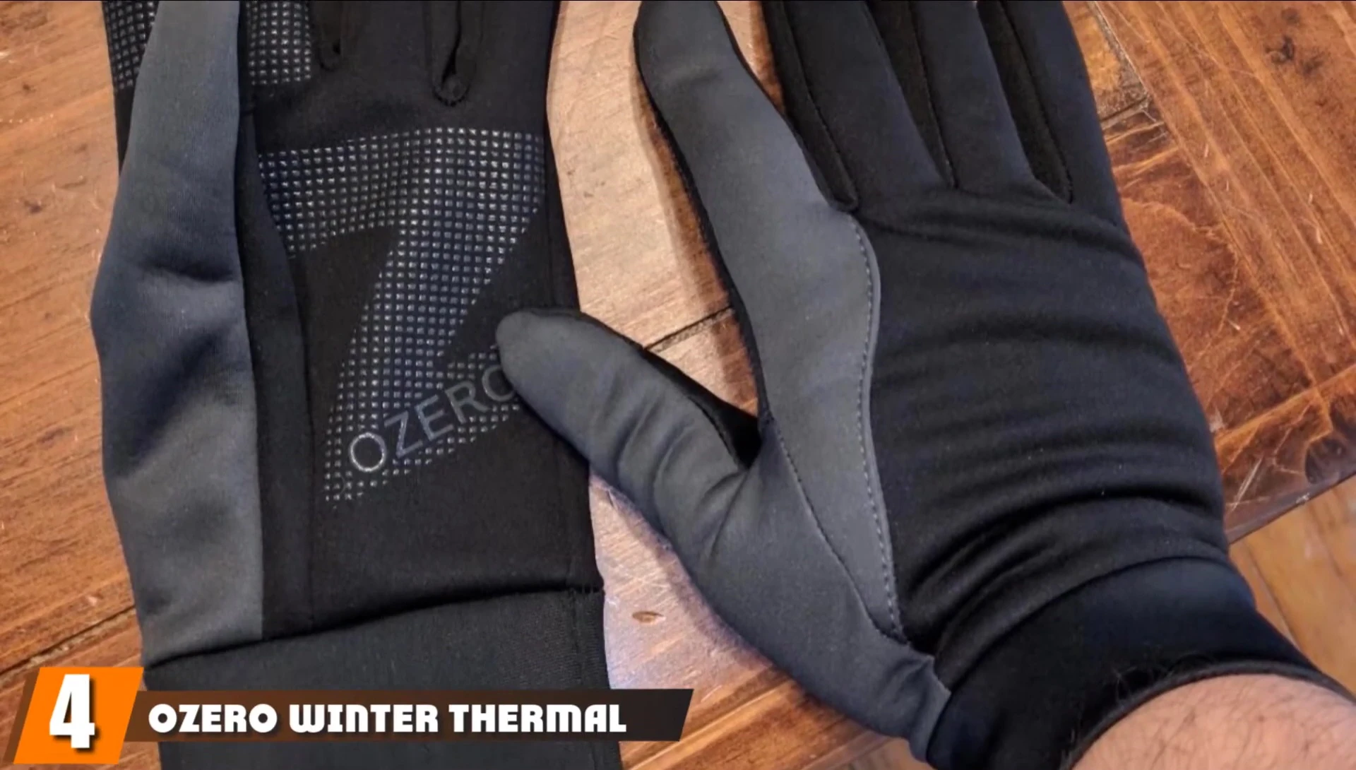 Image showing a person wearing Zero Winter Thermal Gloves.