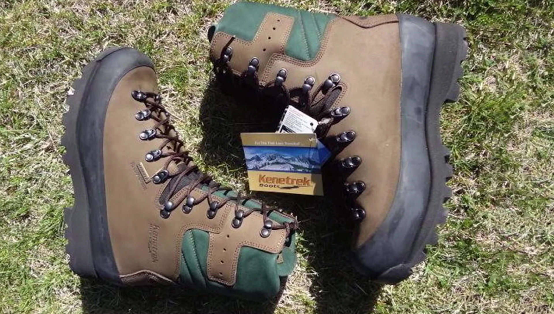 A close-up shot of the boot's sole emphasizing the traction.