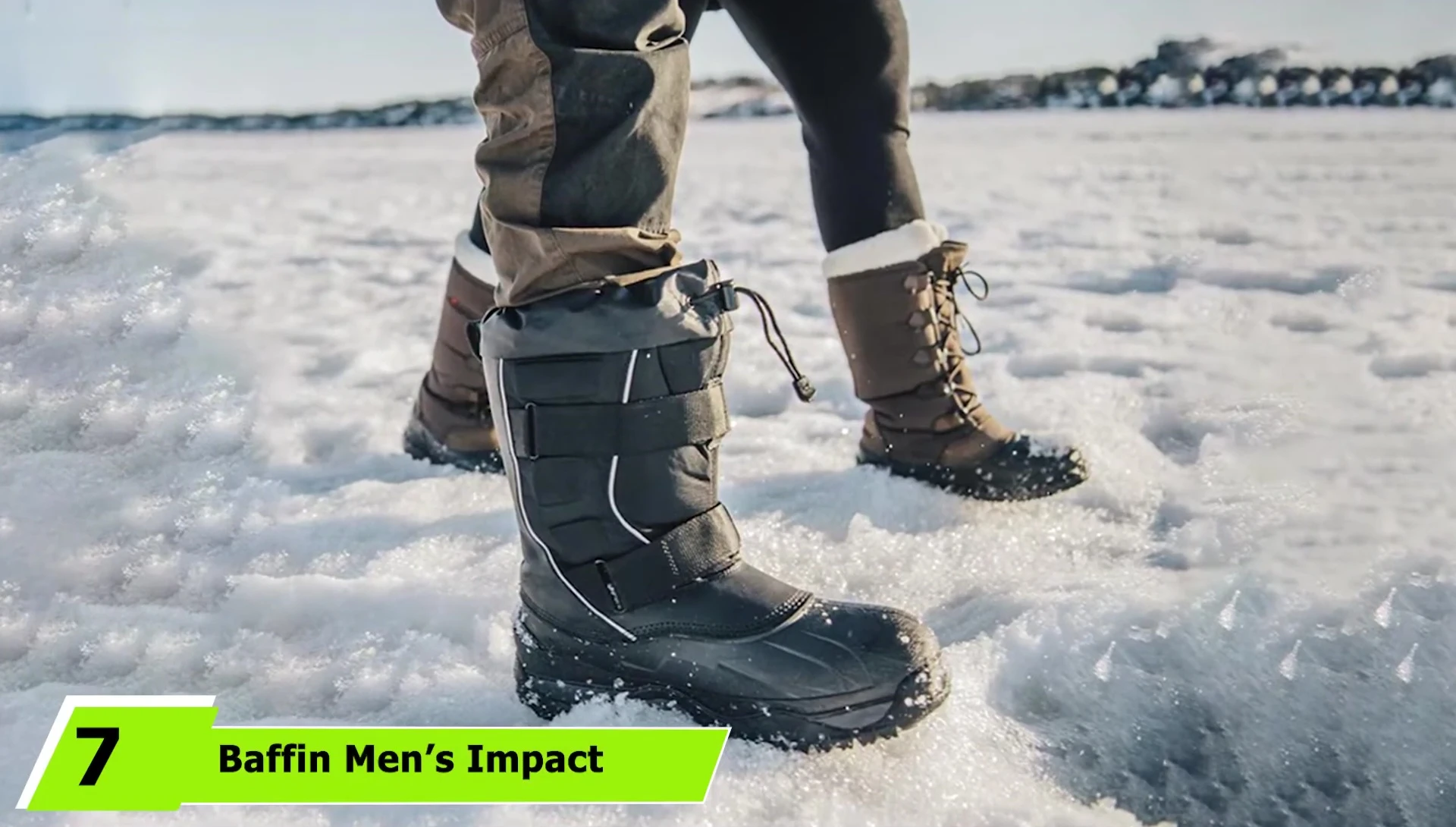 Baffin Men's Impact Insulated Boots showcasing the design and features.