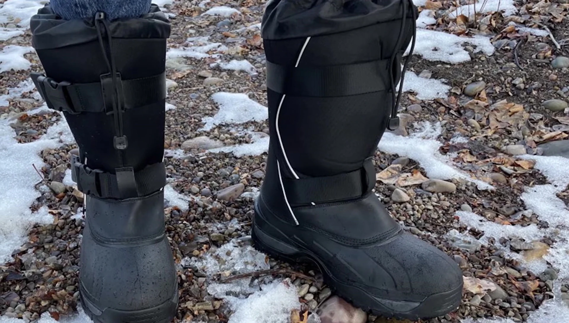 Close up of the sole highlighting the traction.