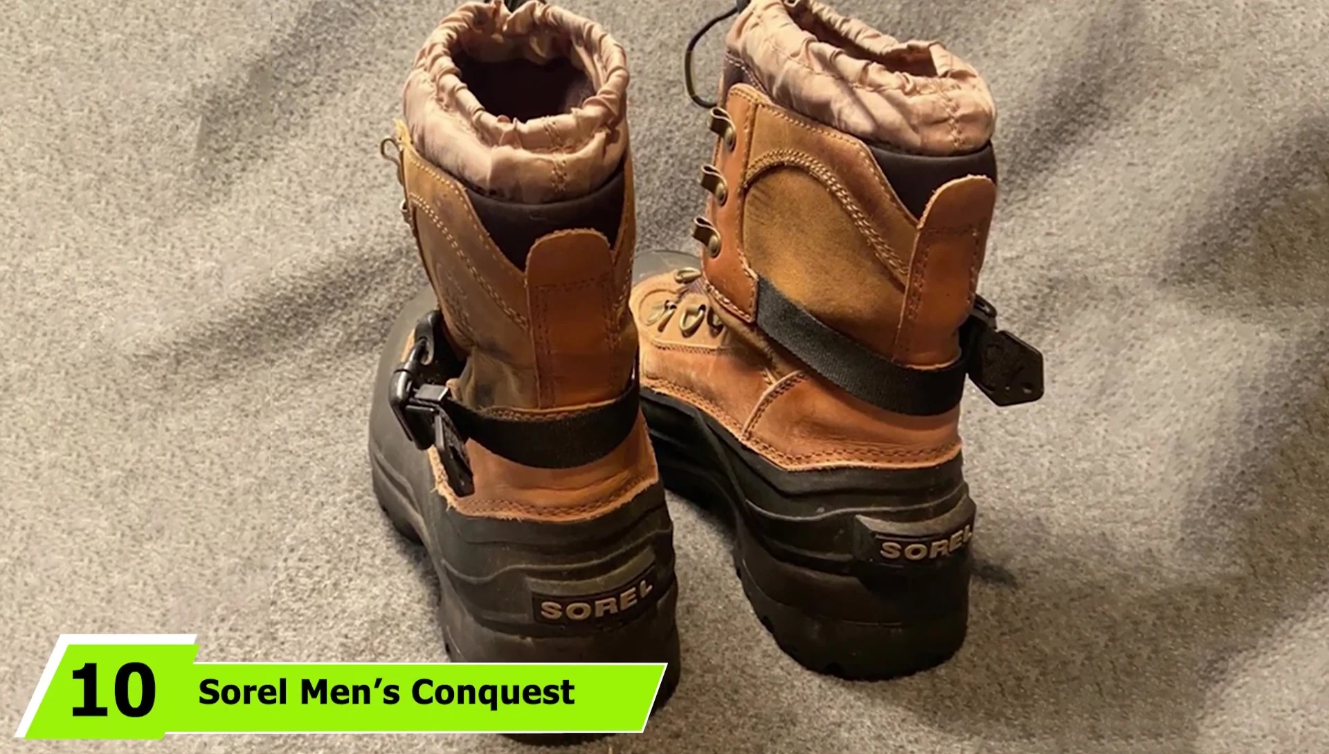Sorel Men's Conquest Boots showcasing the overall design.