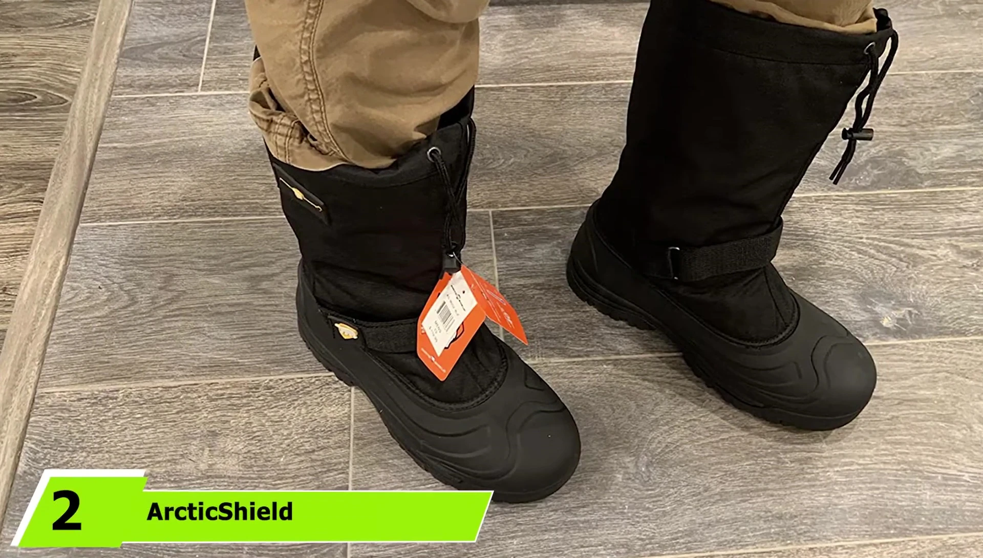 Arctic Shield Men's Insulated Tall Winter Boots showcasing the overall design and tall shaft.