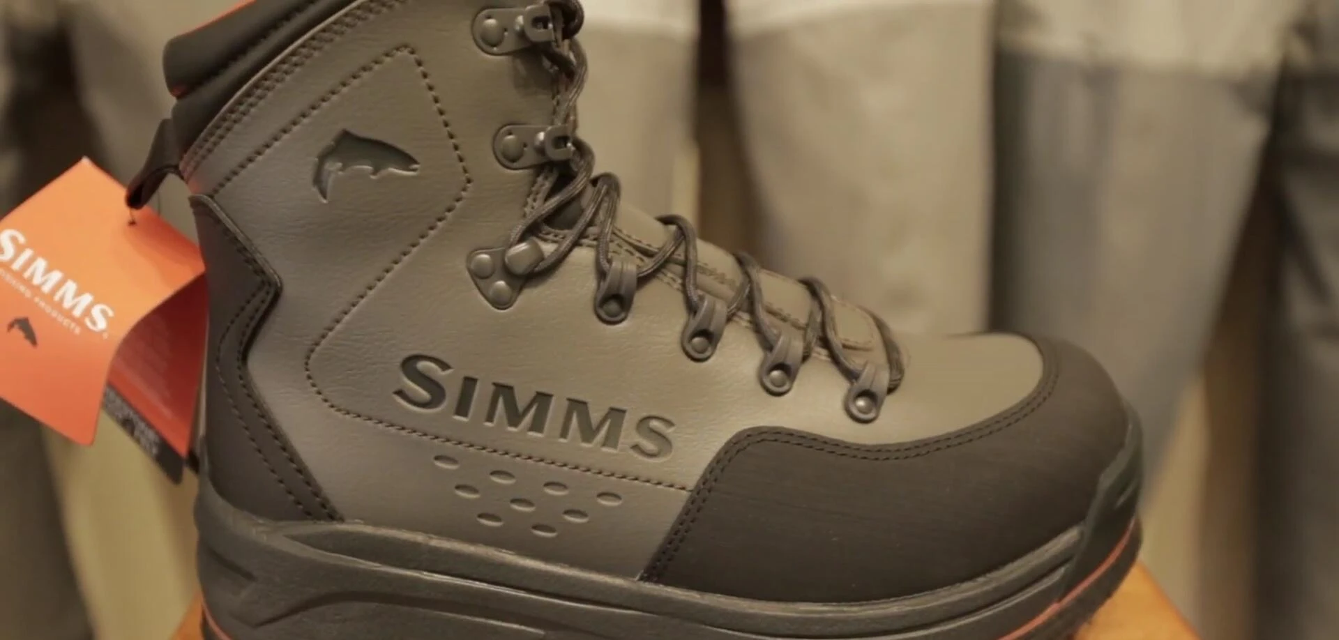 Overall view of the updated Simms Freestone boot