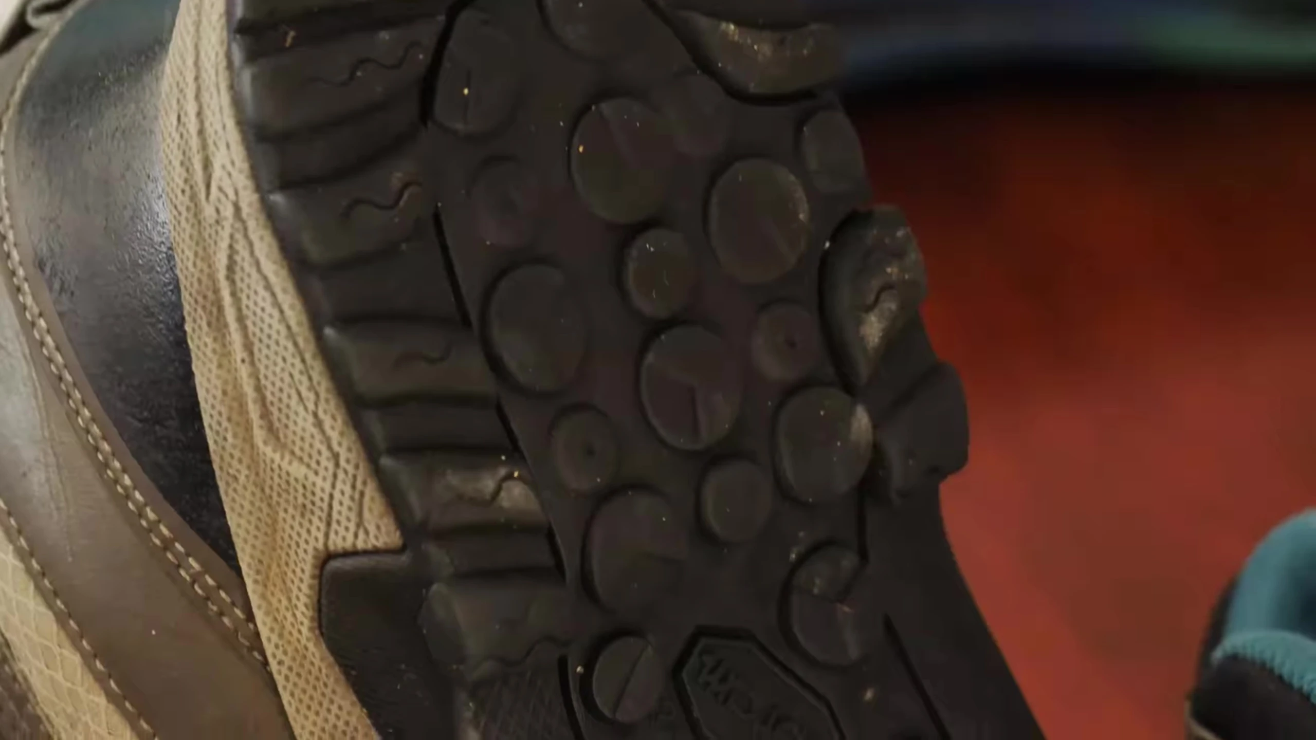 Close-up of the boots showcasing the condition after 1000 miles of use.