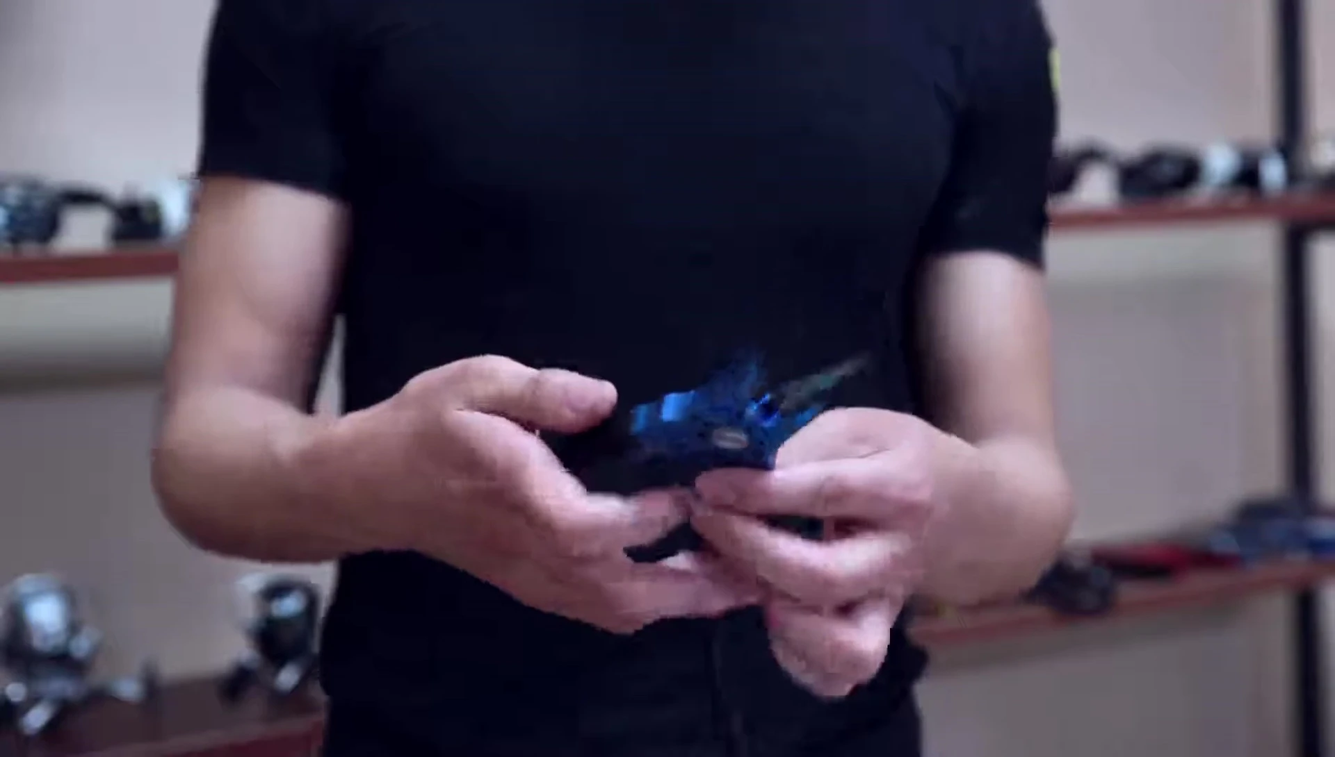 Close-up of the pliers showing construction