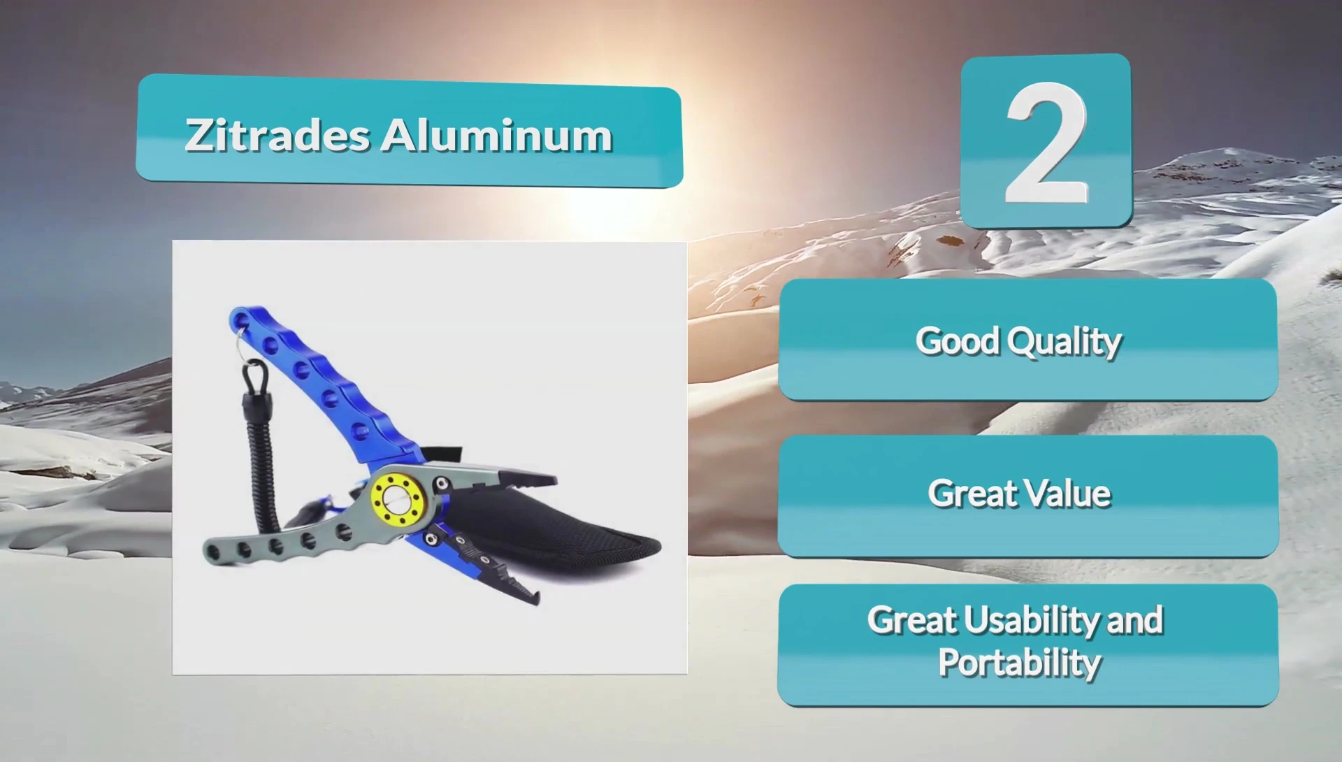 Piscifun Aluminum Pliers