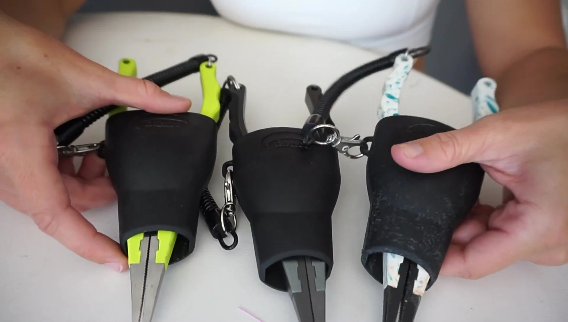 Comparison shot of the Danco Prodigy and Admiral pliers