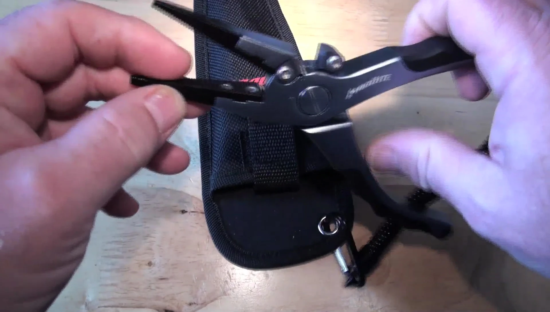 Close up shot of the replaceable screw