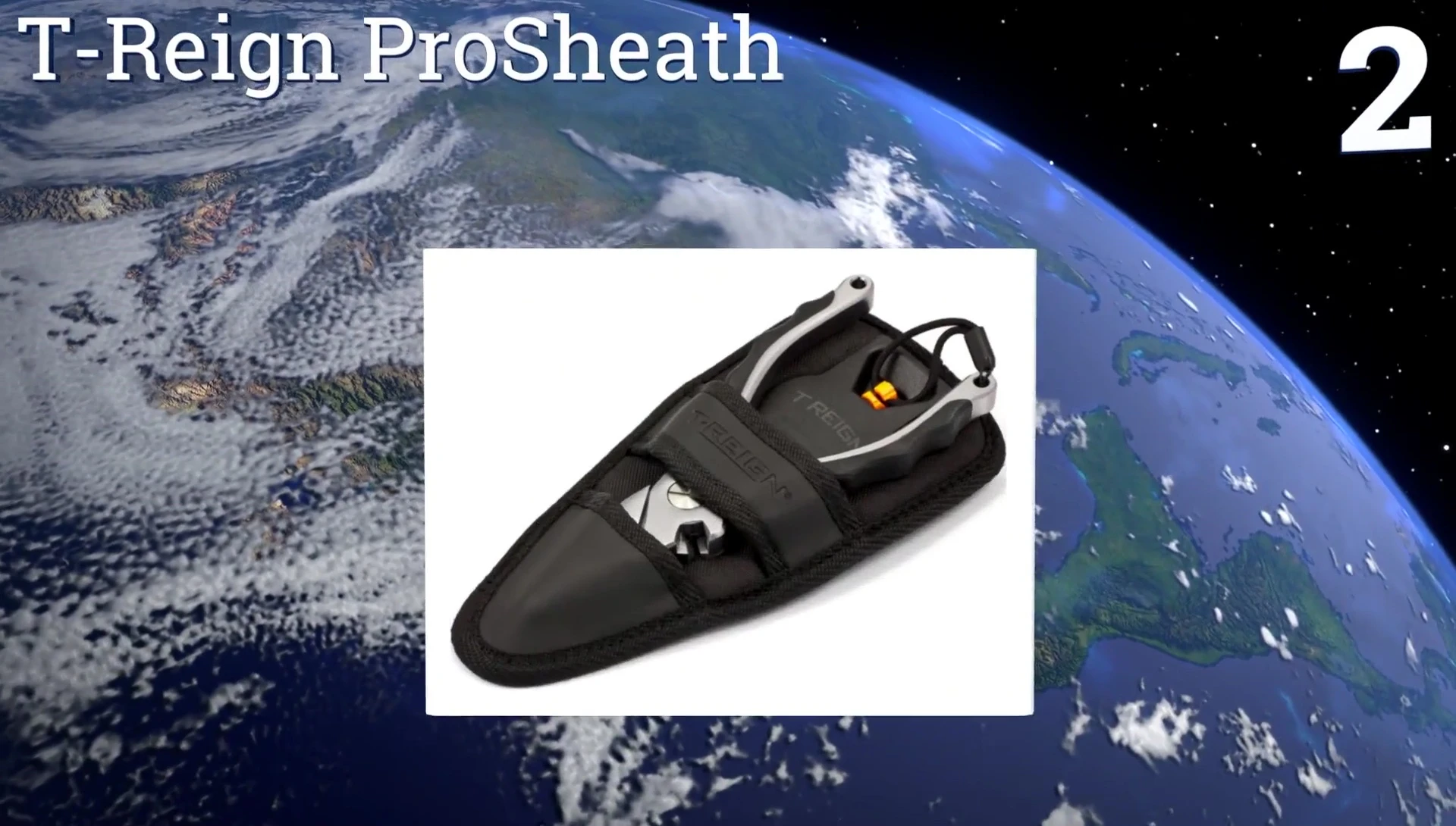 The He Reigned Procede Fishing Pliers and its protective case