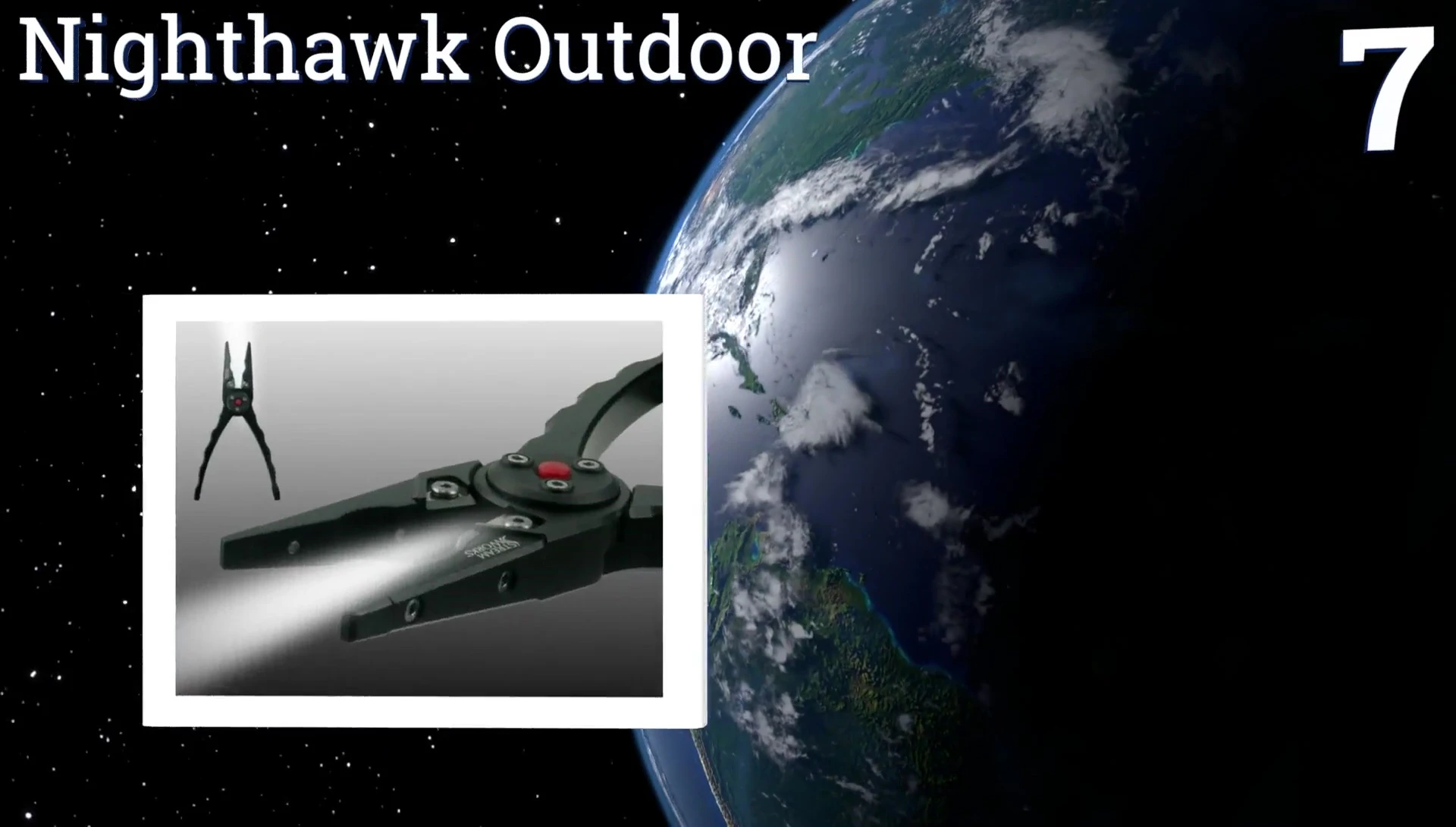 The Night All-Out Dawn Fishing Pliers with LED light illuminated