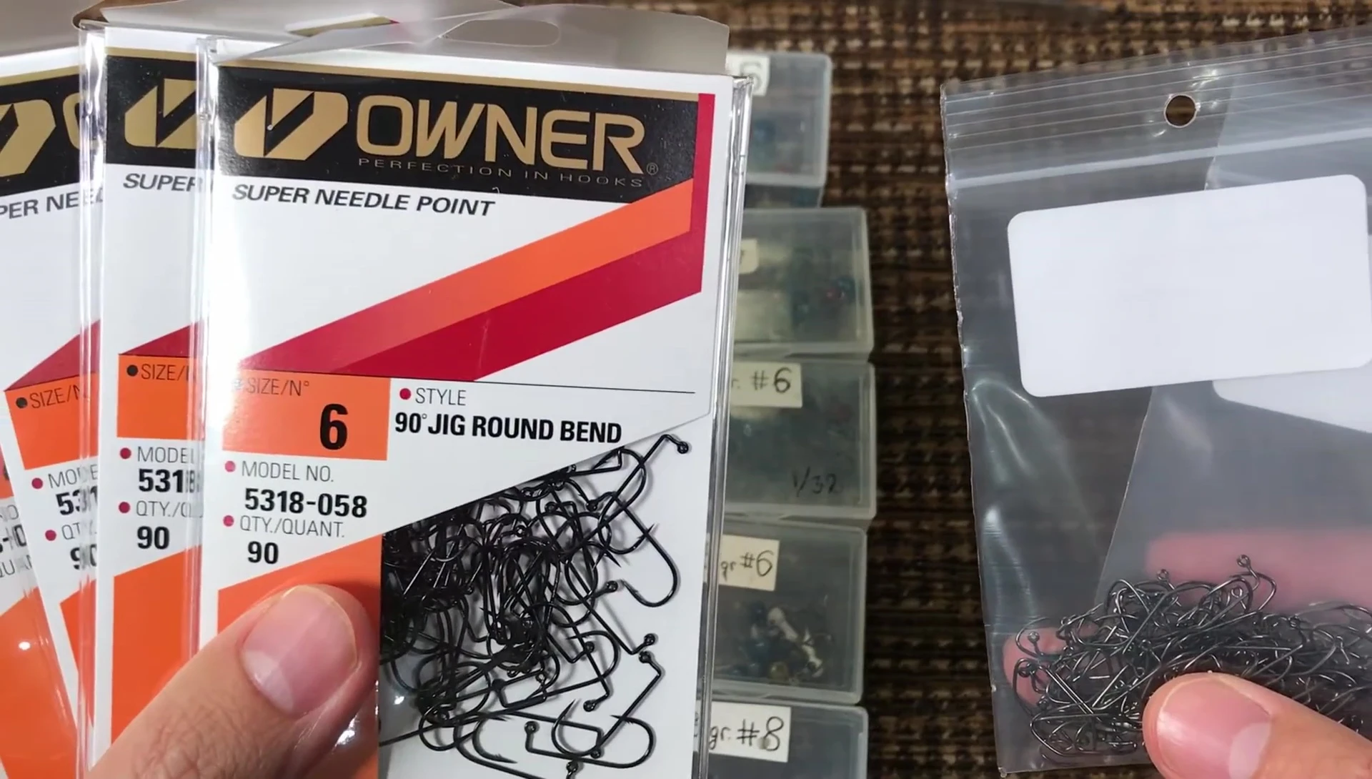 Comparison of Matzuo and Eagle Claw hooks.