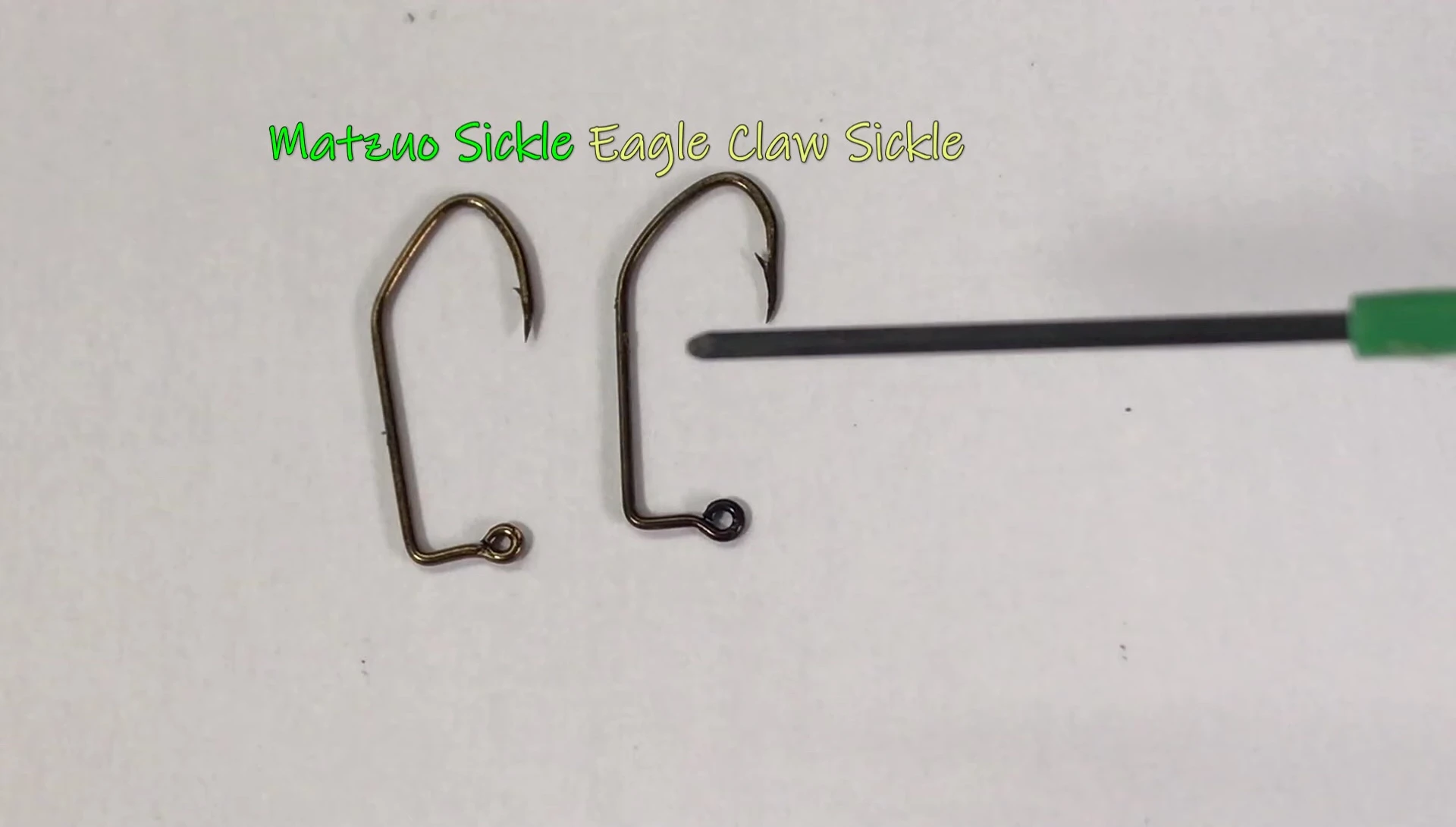 Side-by-side comparison highlighting tip thickness.