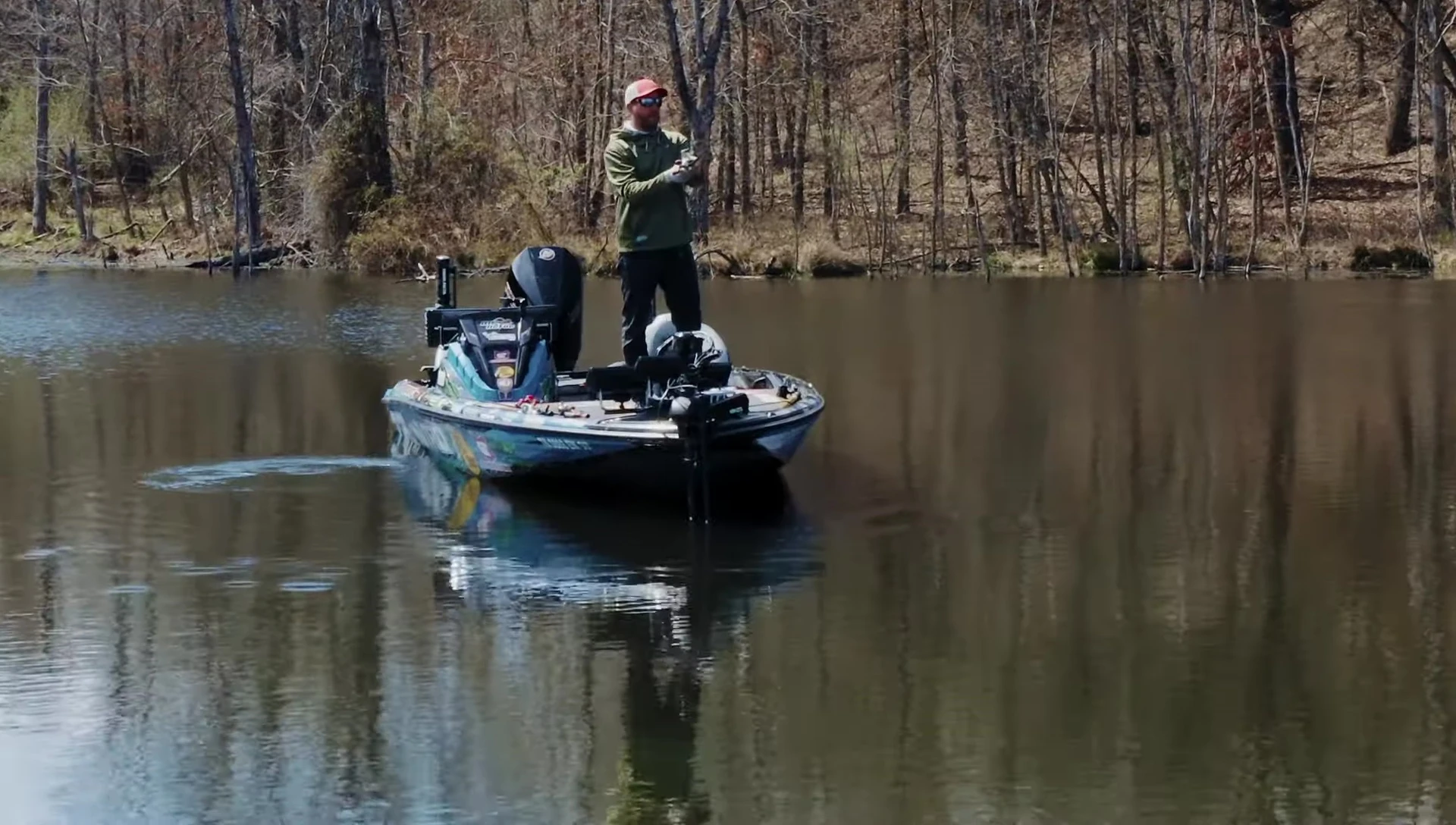Scene showing field testing of hooks.