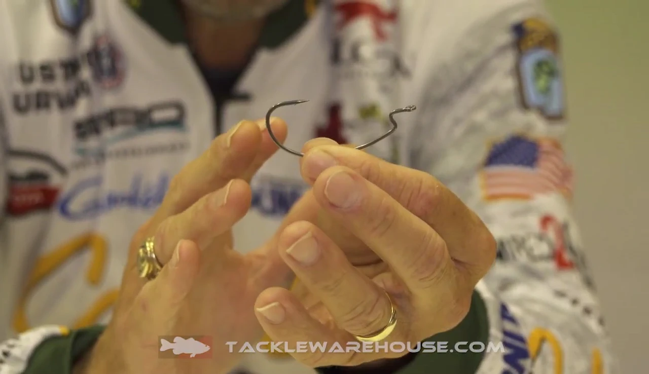 Mike McClelland demonstrating the versatility of the hook.