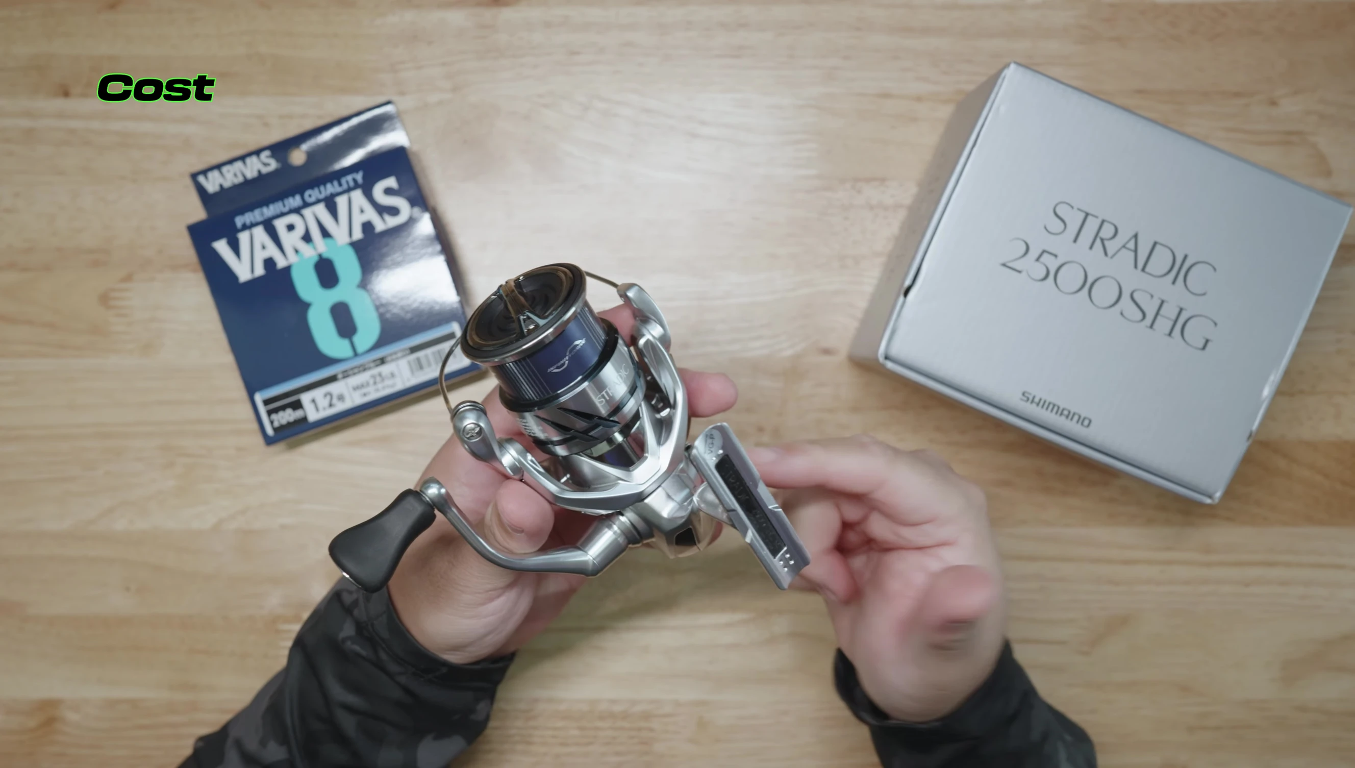 Price of the reel mentioned