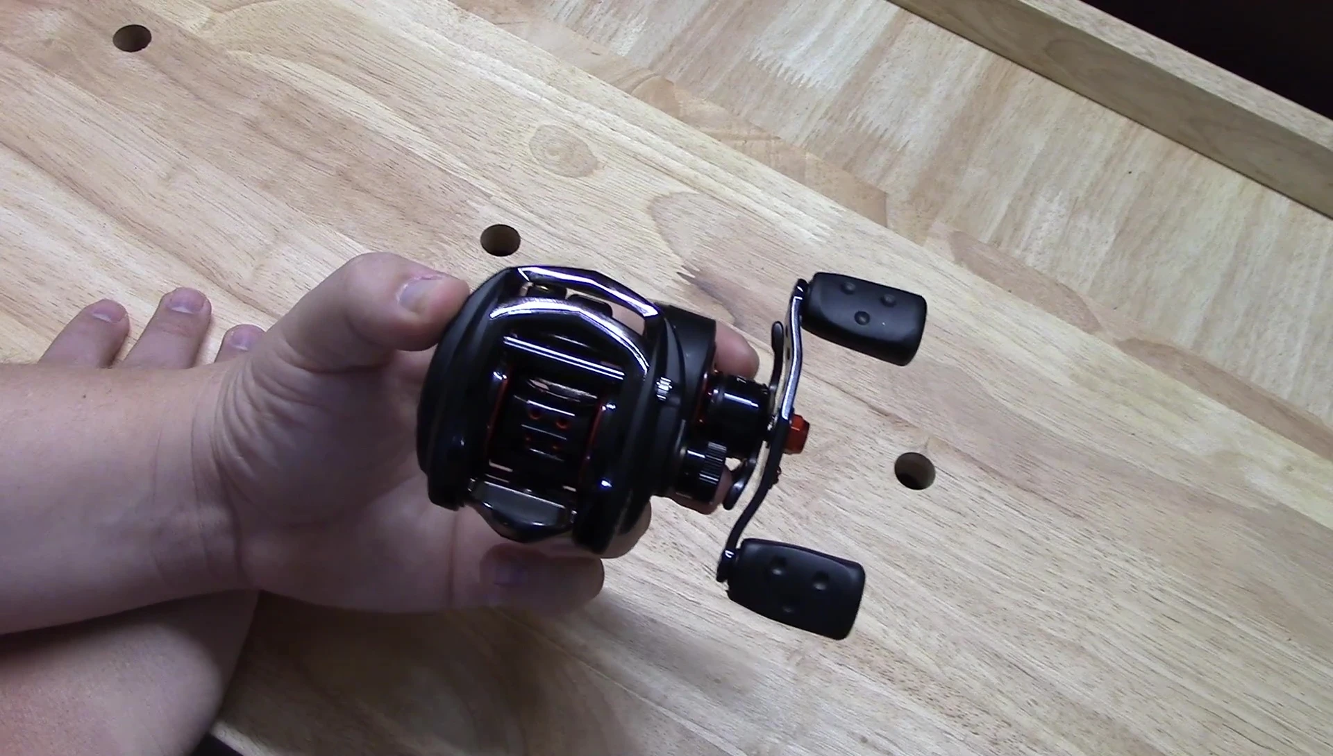 The reel paired with its rod