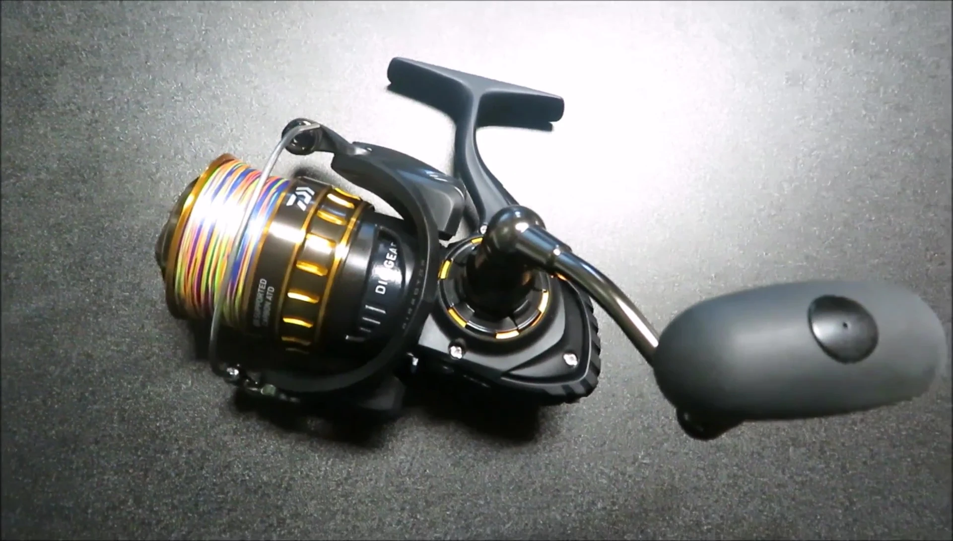 Close-up of the BG 3500 reel.