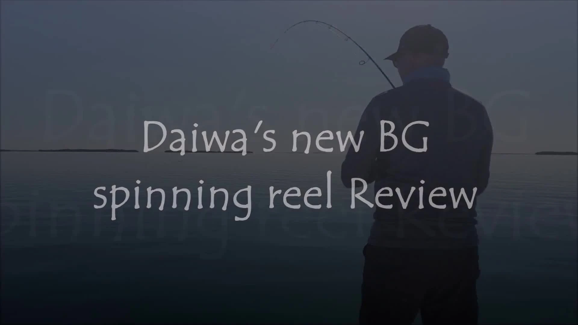Close-up of a Daiwa BG reel.