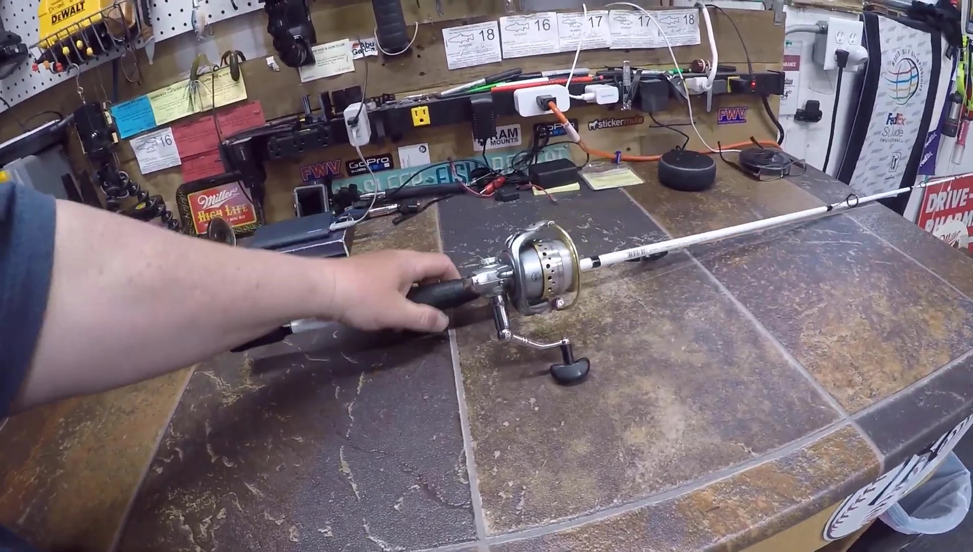The Pflueger Arbor 7930 reel shown, suggesting it's use for crankbait fishing