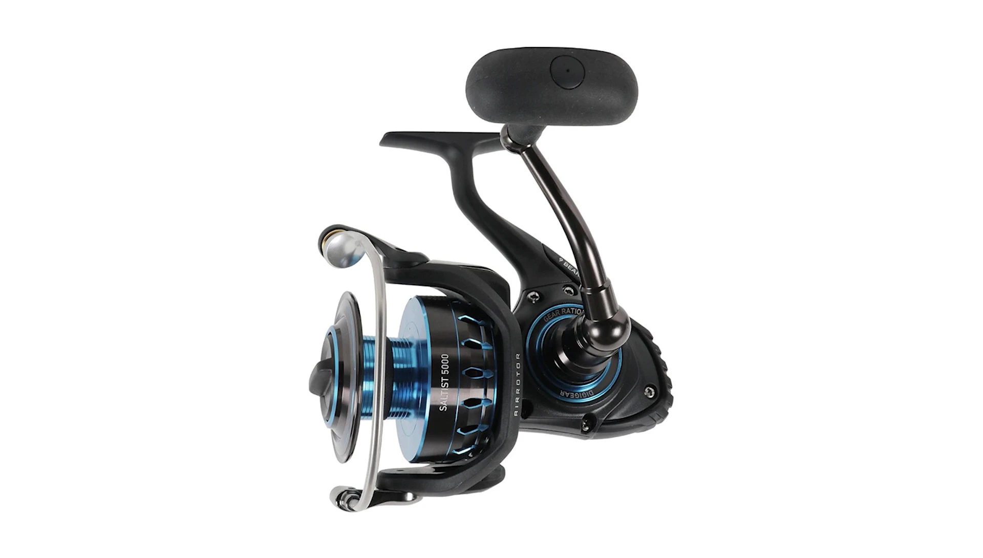 Daiwa Saltist spinning reel showcasing its durability
