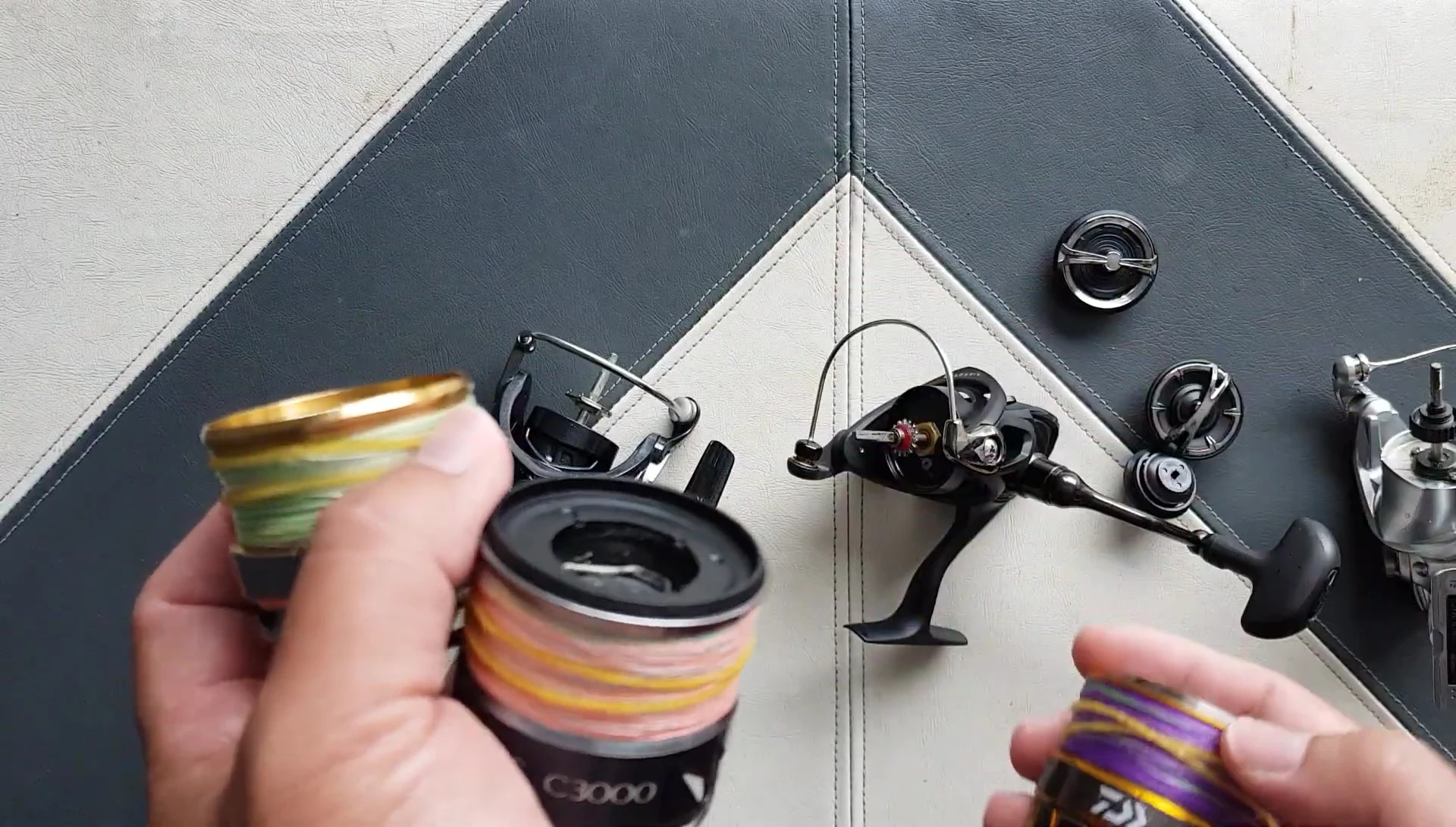 The speaker summarizes the key features of each reel