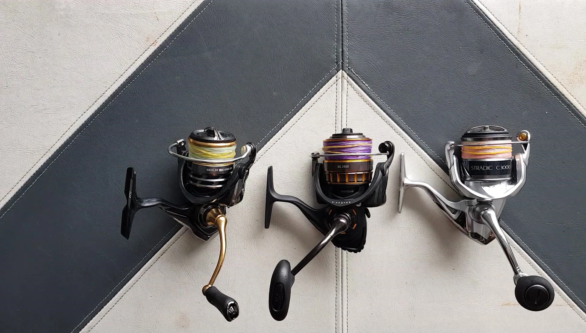 Speaker highlighting the Daiwa BG reel