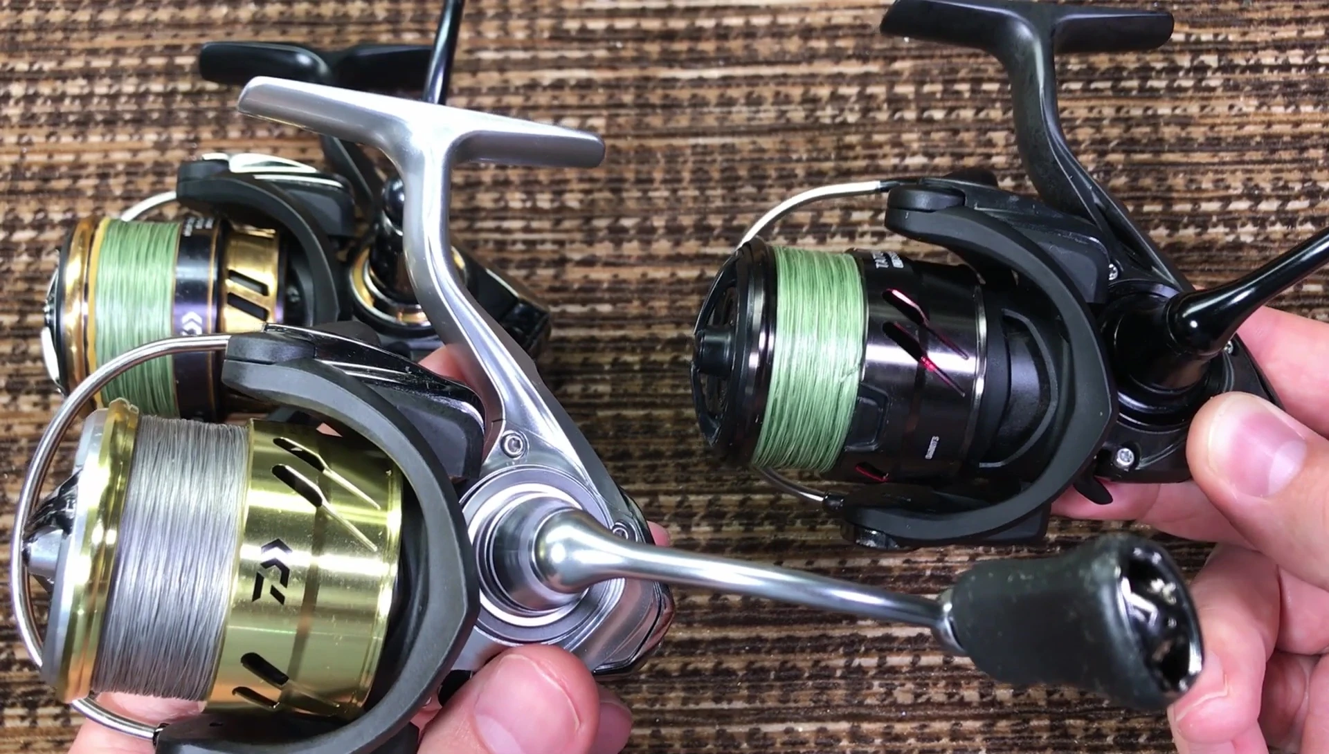 Presenter emphasizes that the bearing count is not the main difference