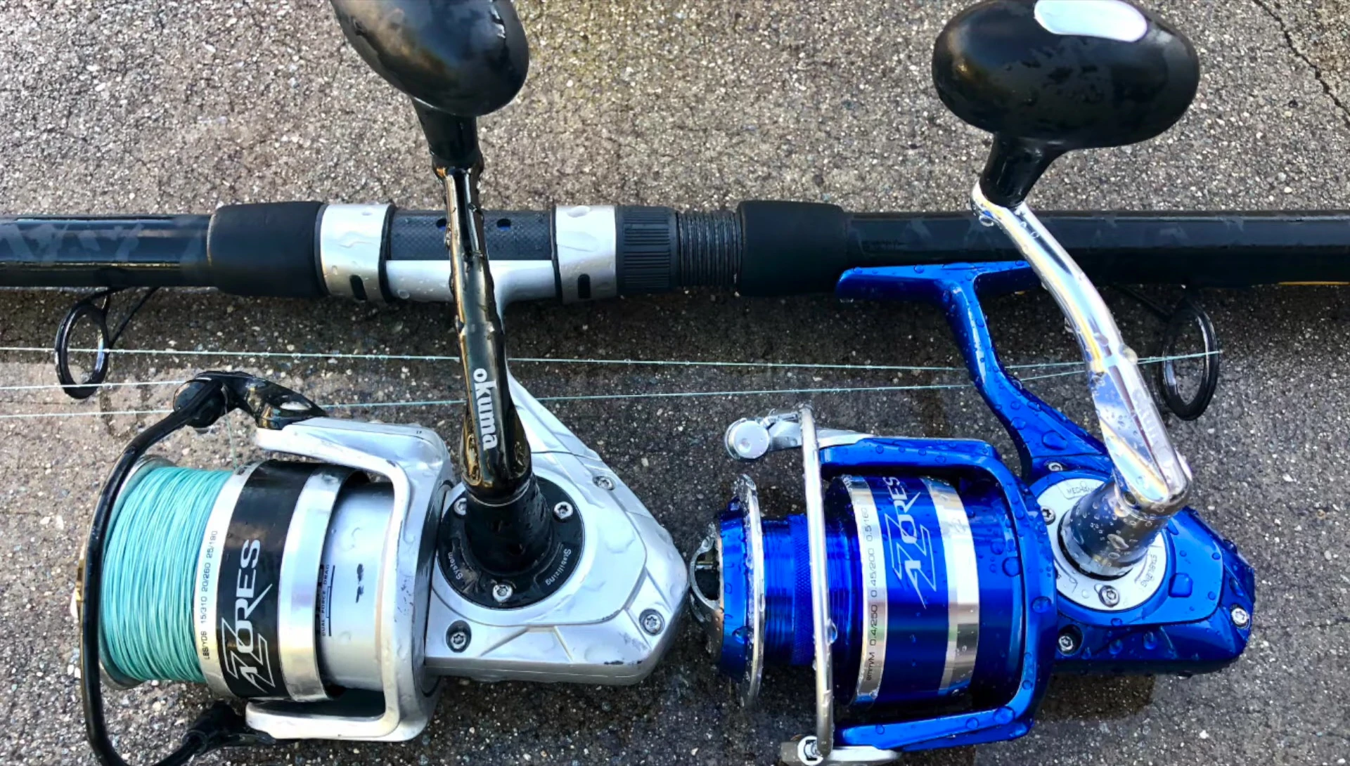 The angler with multiple Azores reels