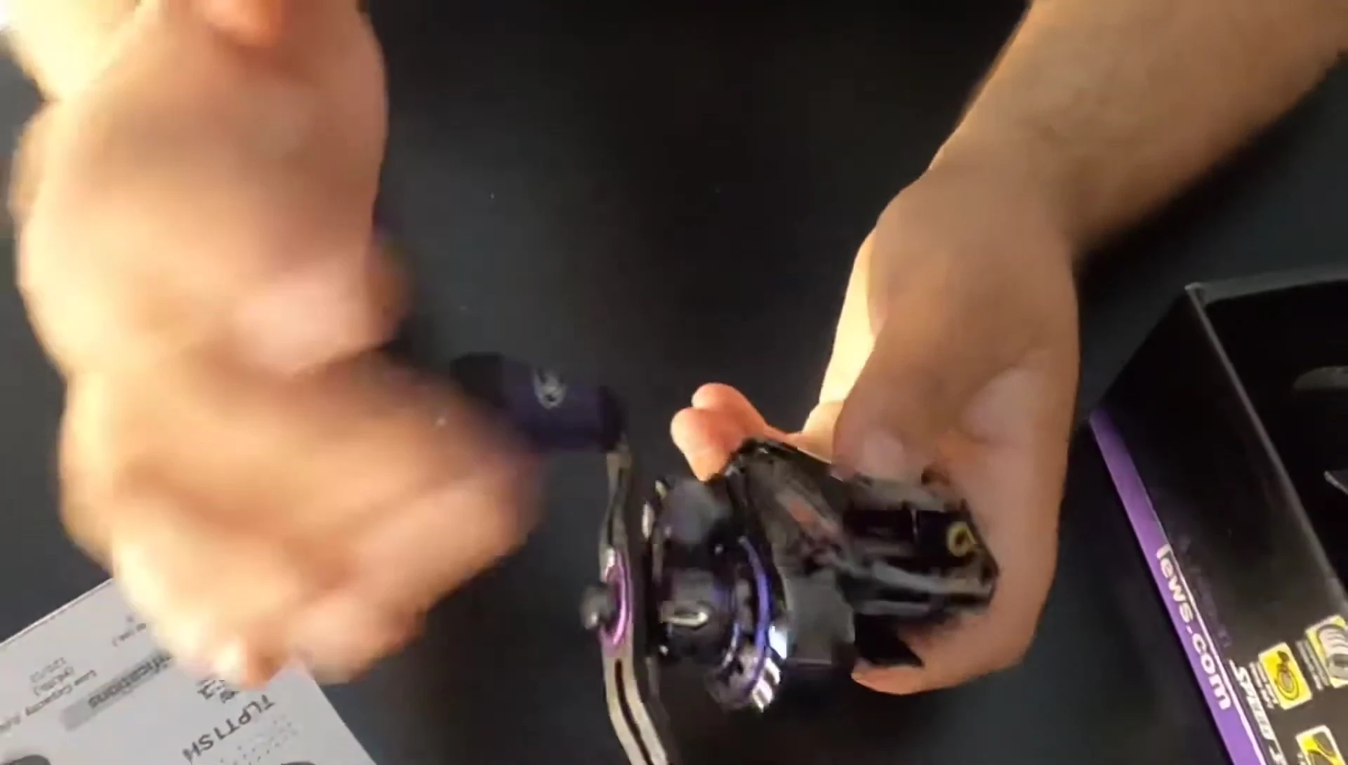 Overall view of the reel highlighting its sleek design.