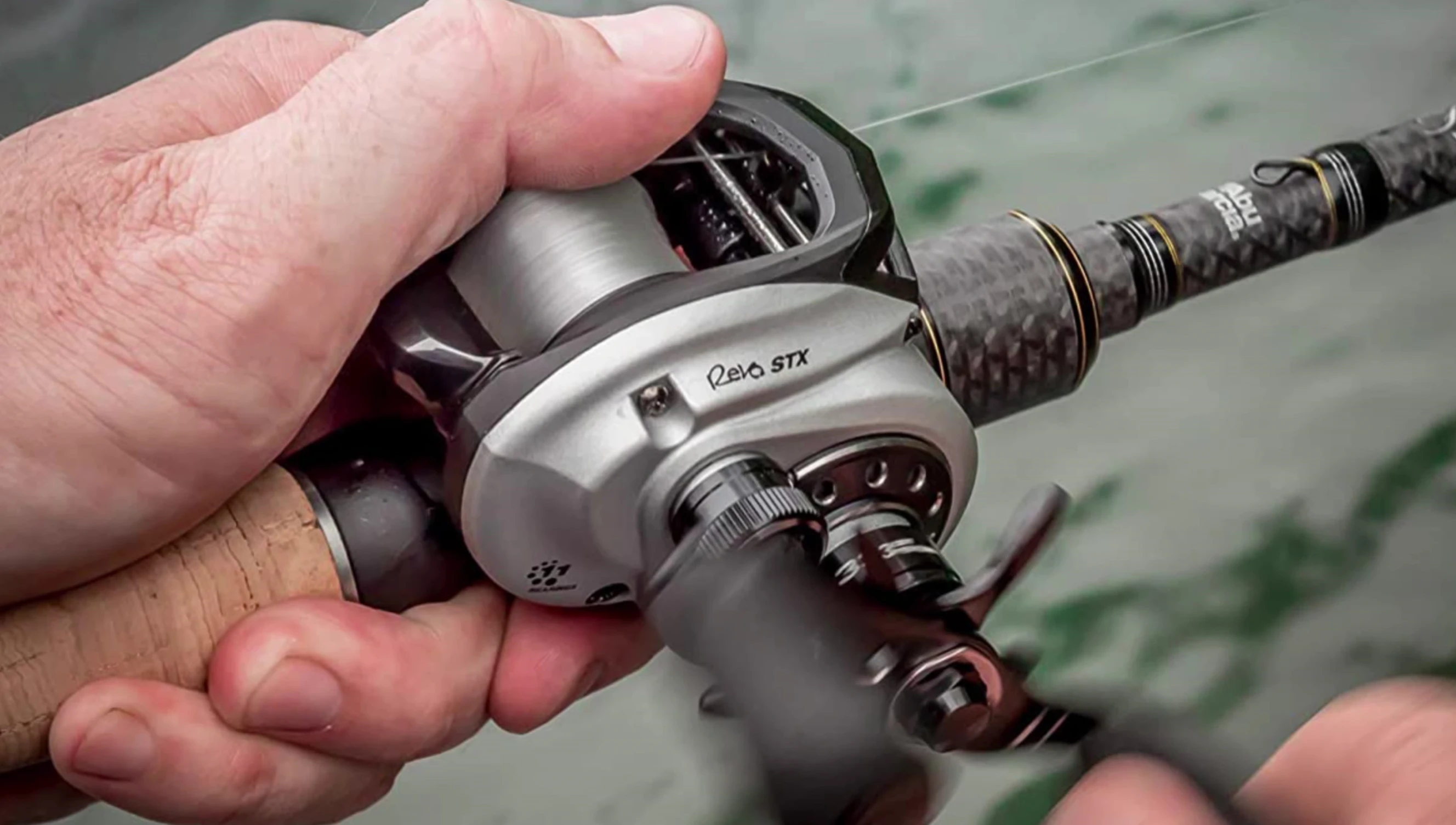 Close-up showing the Revo STX's alloy frame